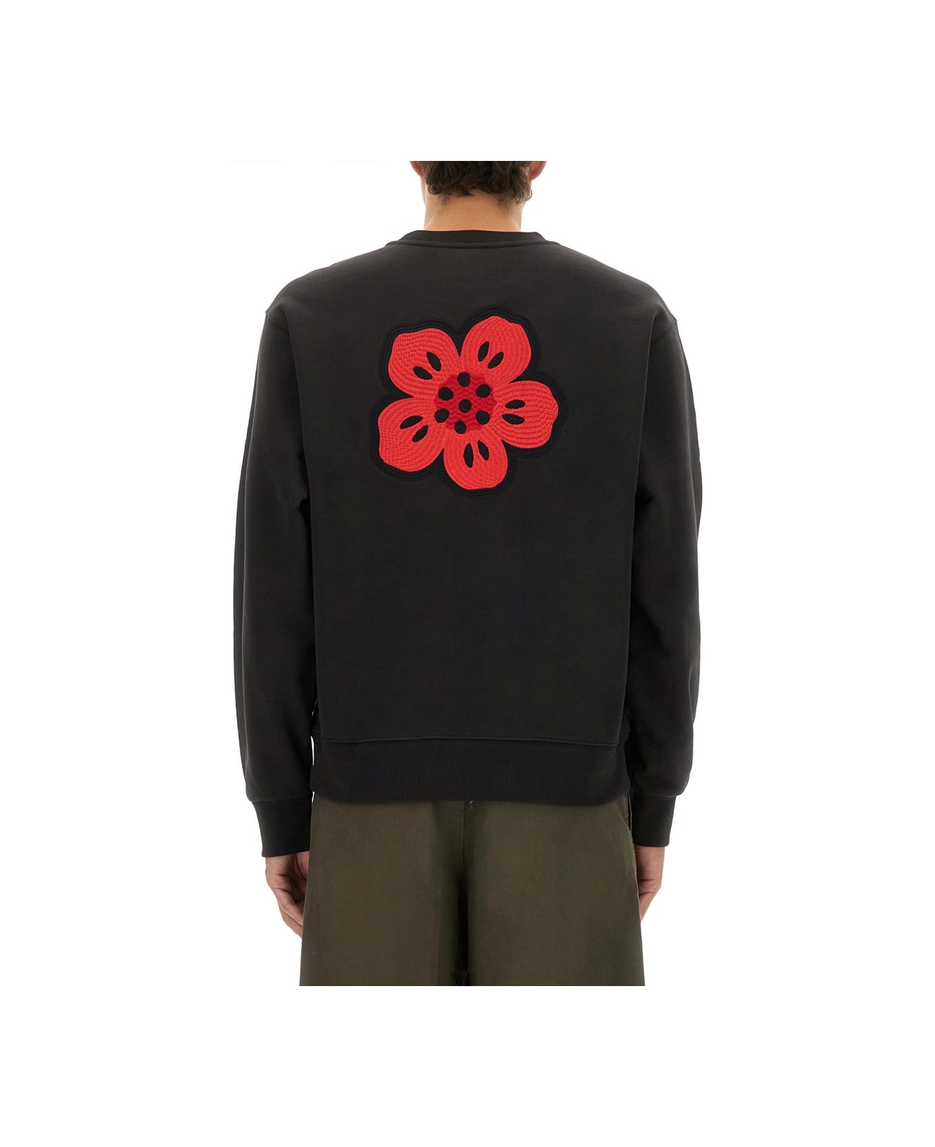 Kenzo Classic Sweatshirt. - BLACK