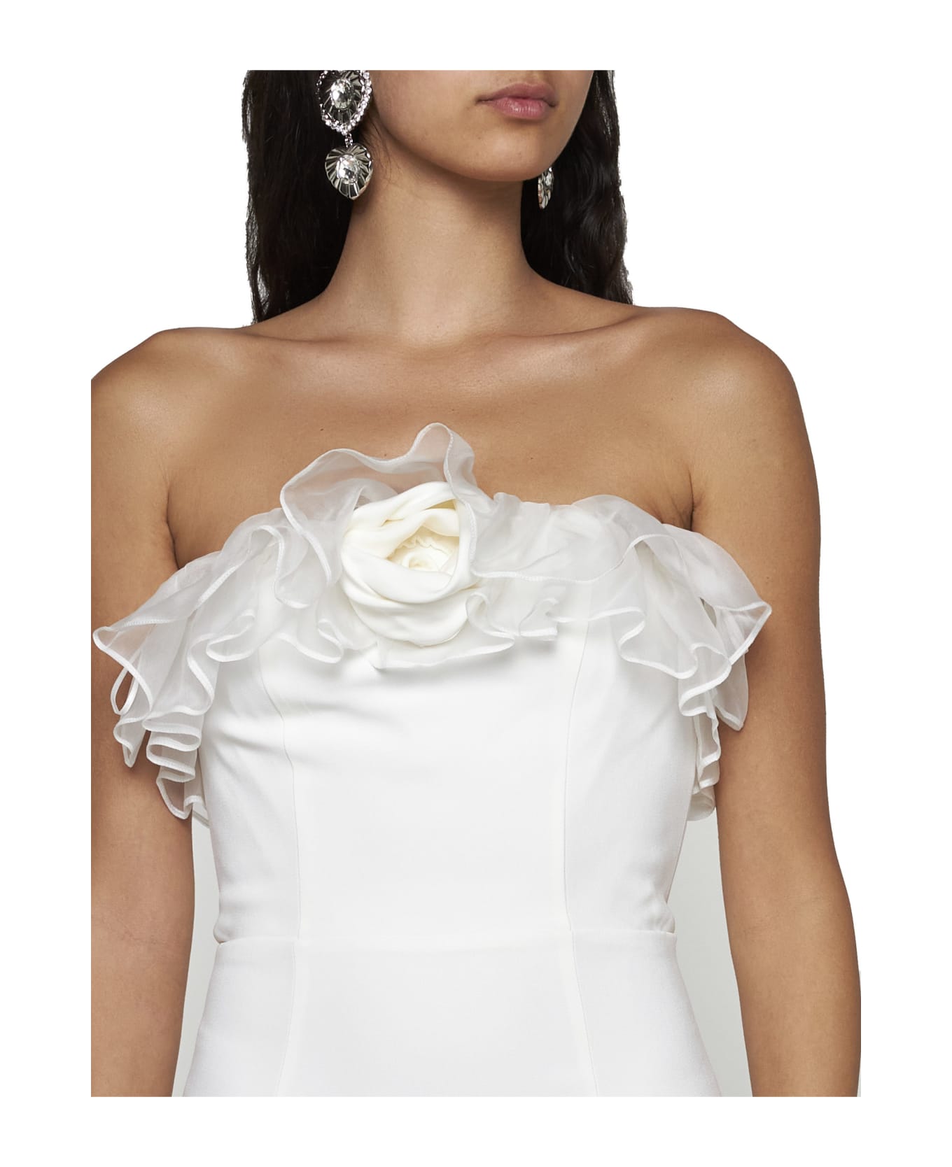 Alessandra Rich Dress - White ワンピース＆ドレス