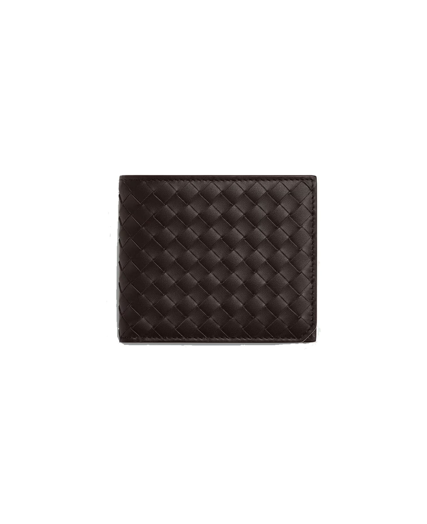 Bottega Veneta Intrecciato Piccolo Bi-fold Wallet - Brown