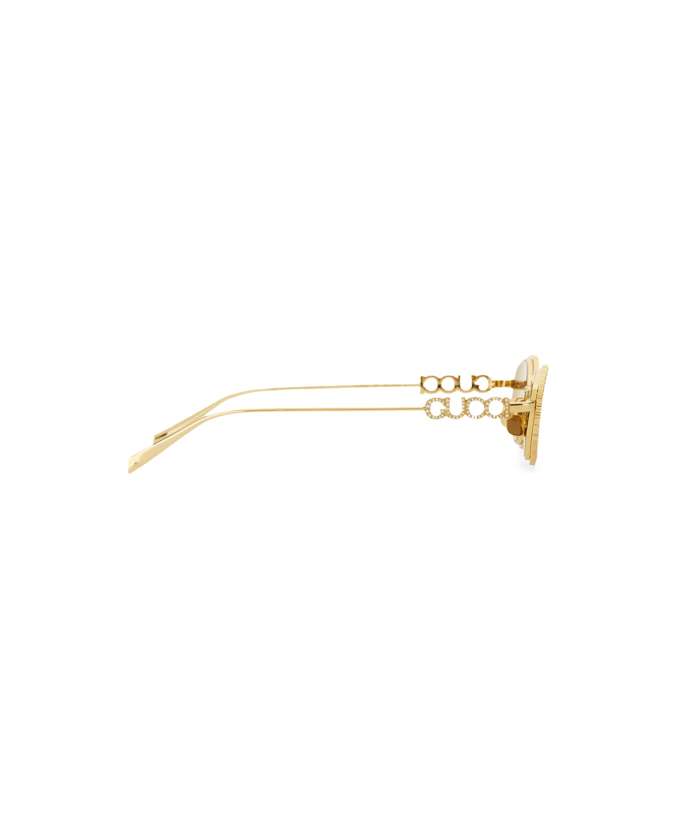 Gucci Oval Sunglasses - GOLD