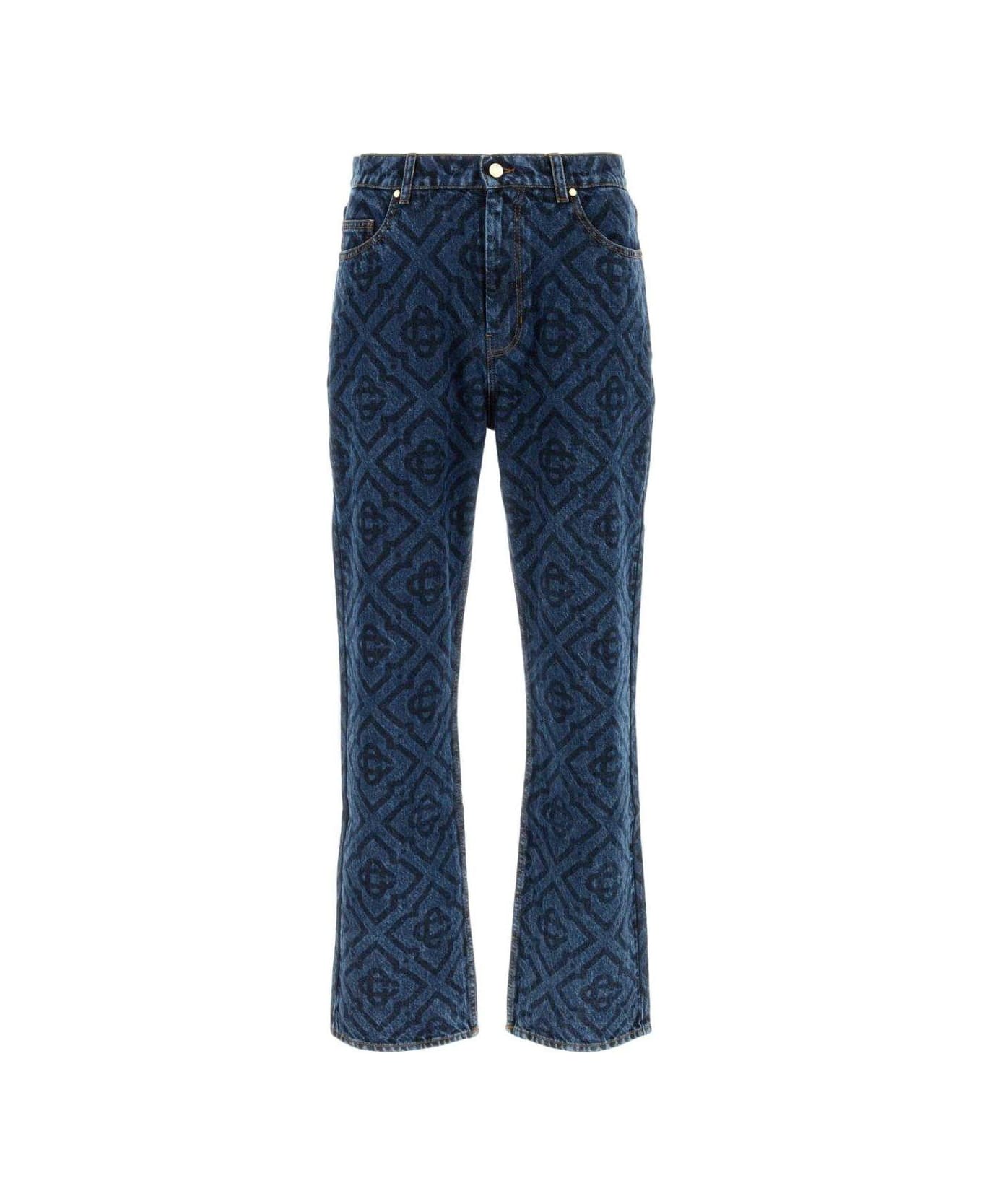 Casablanca Vintage Monogram Jeans - Blue