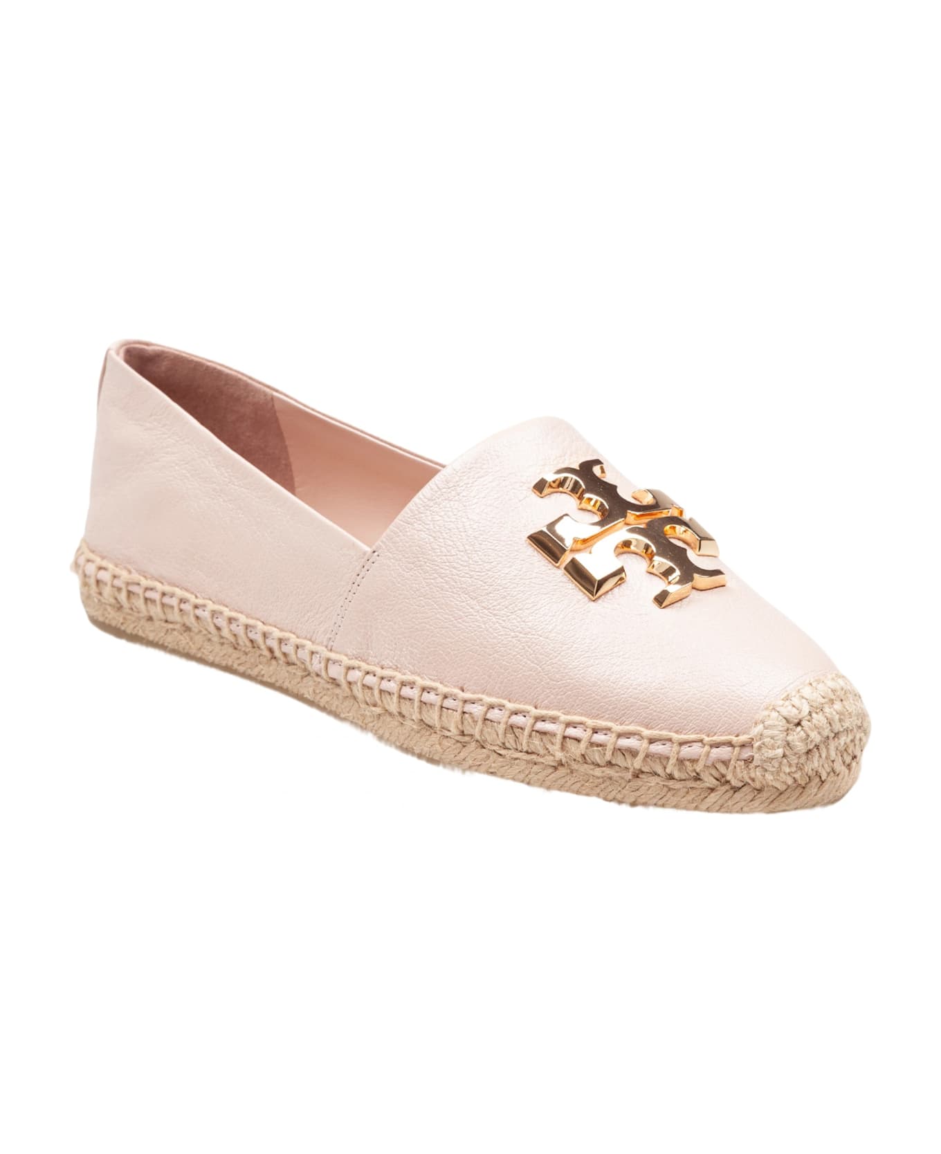 Tory Burch 'eleanor' Pink Leather Espadollas - Rose
