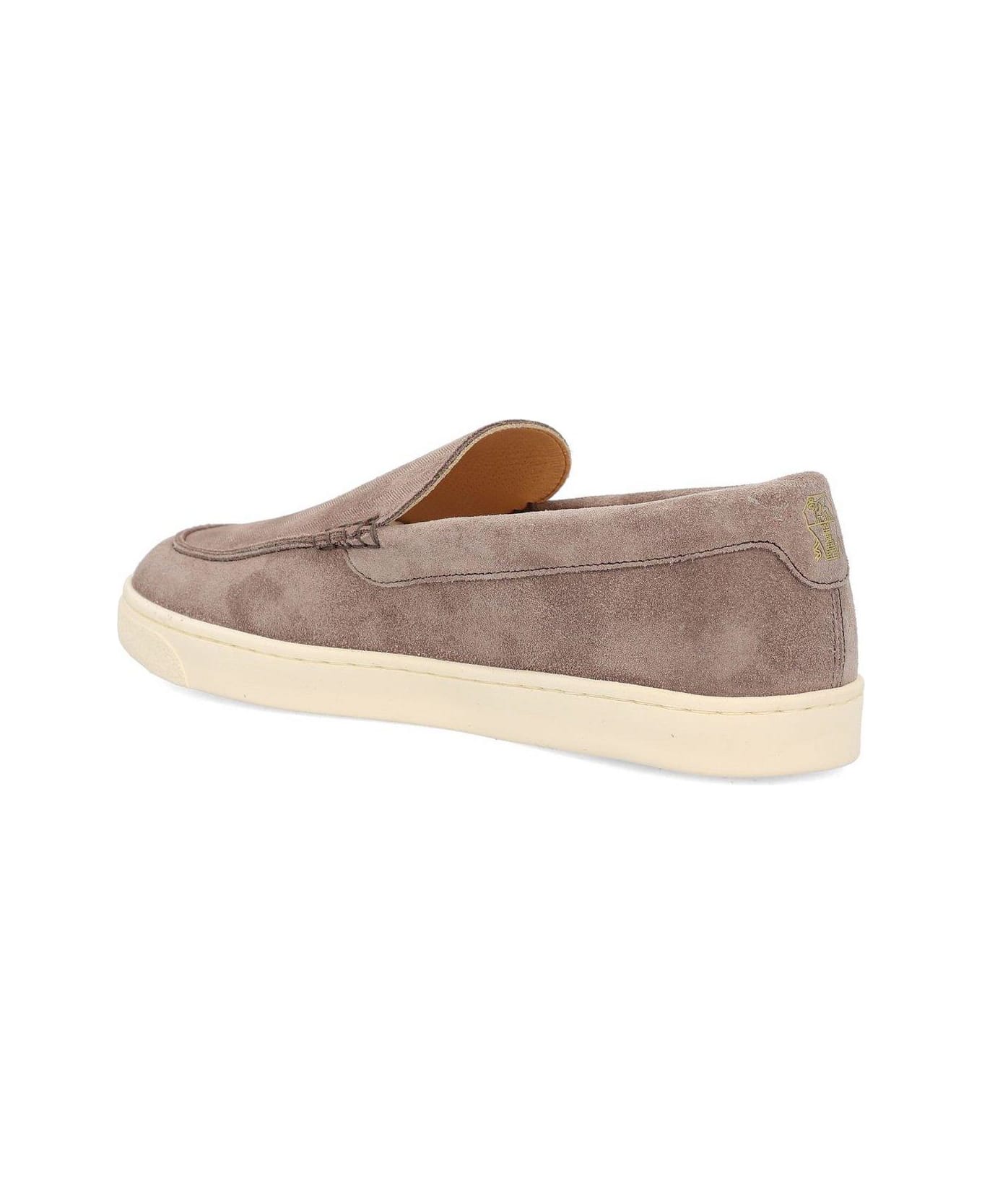 Brunello Cucinelli Round Toe Slip-on Loafers