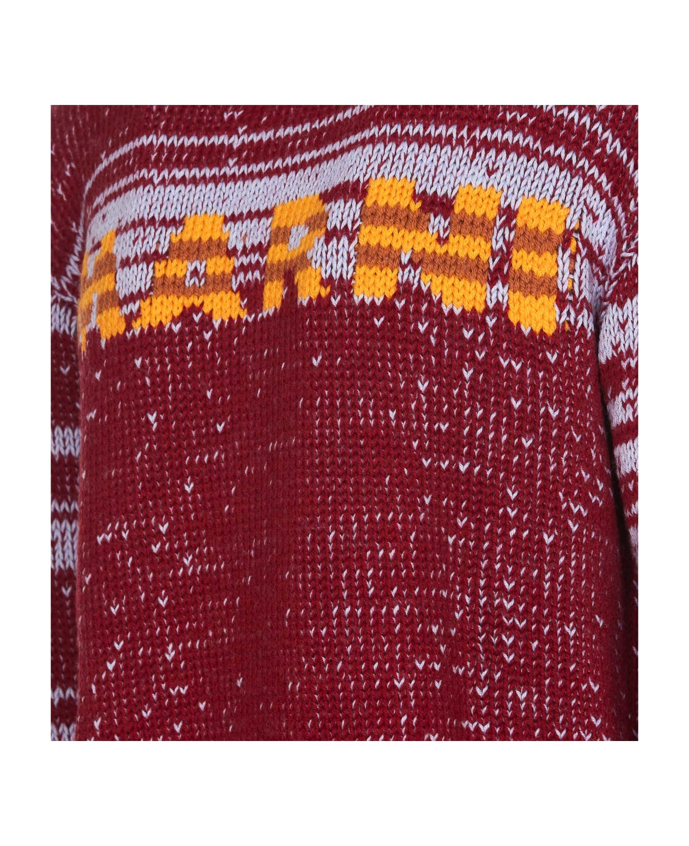 Marni Logo Sweater - Iris Blue ニットウェア