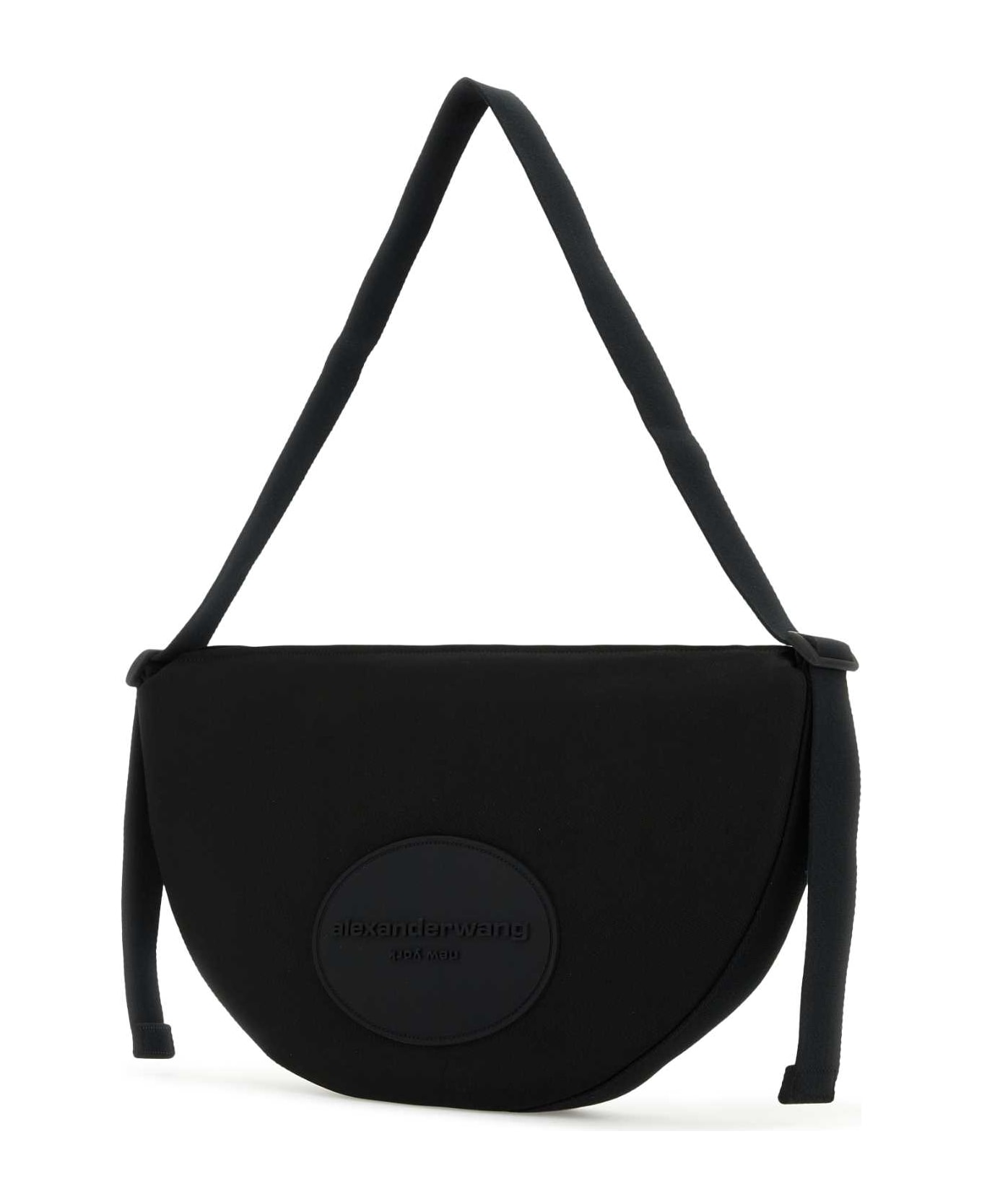 Alexander Wang Black Canvas Large Bo Shoulder Bag - BLACK