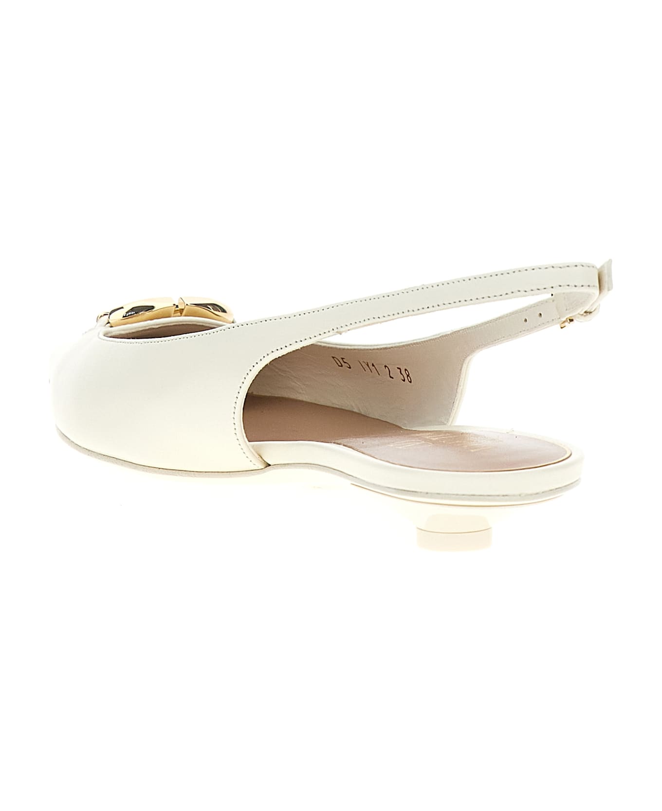 Valentino Garavani 'vlogo' Slingback - White