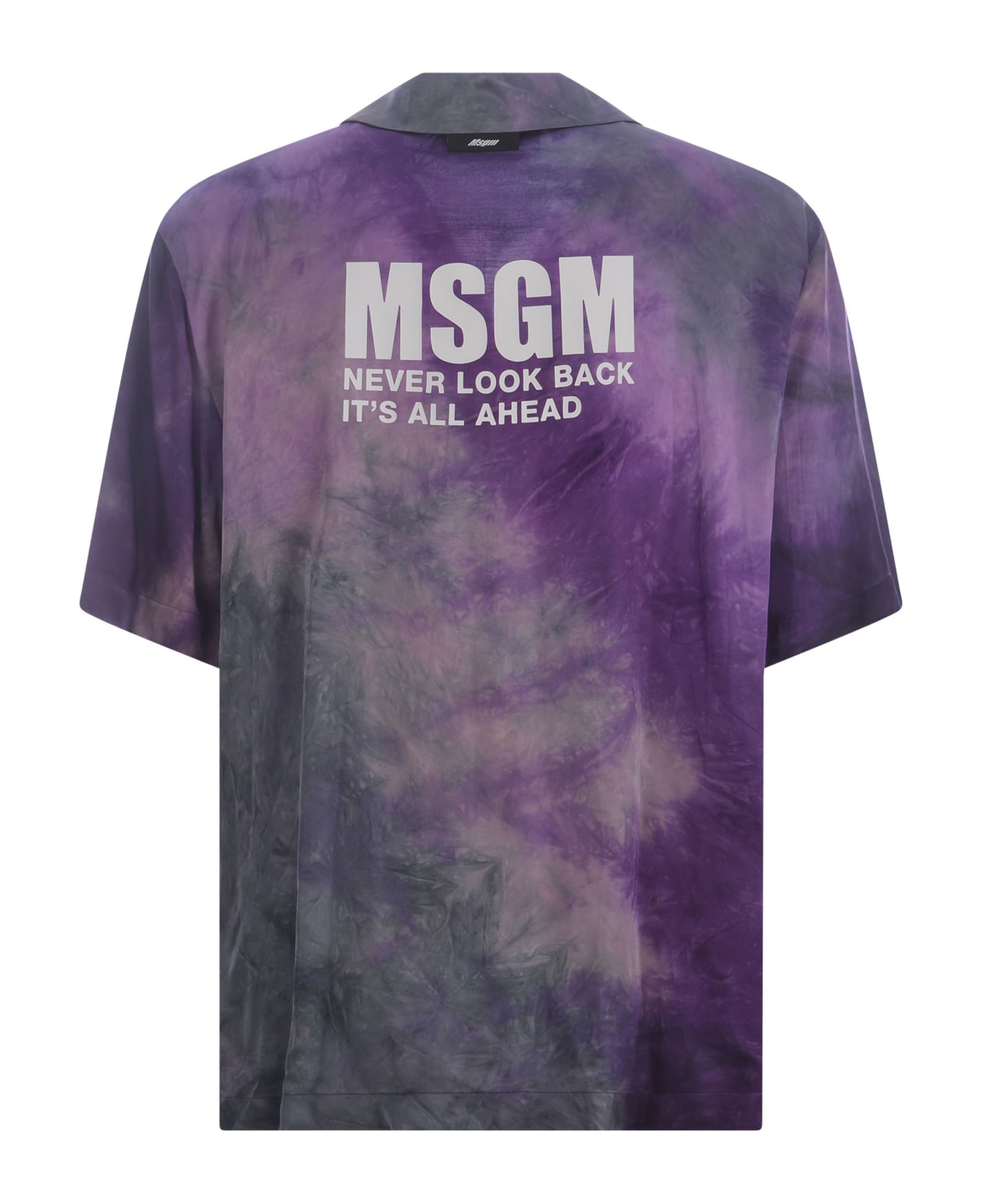 MSGM Shirt Msgm In Fluid Viscose - Viola