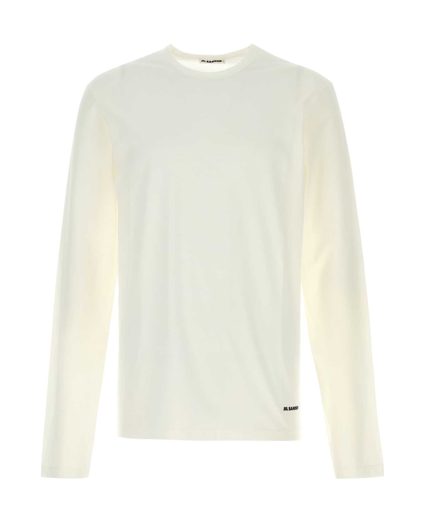 Jil Sander White Cotton T-shirt - 100