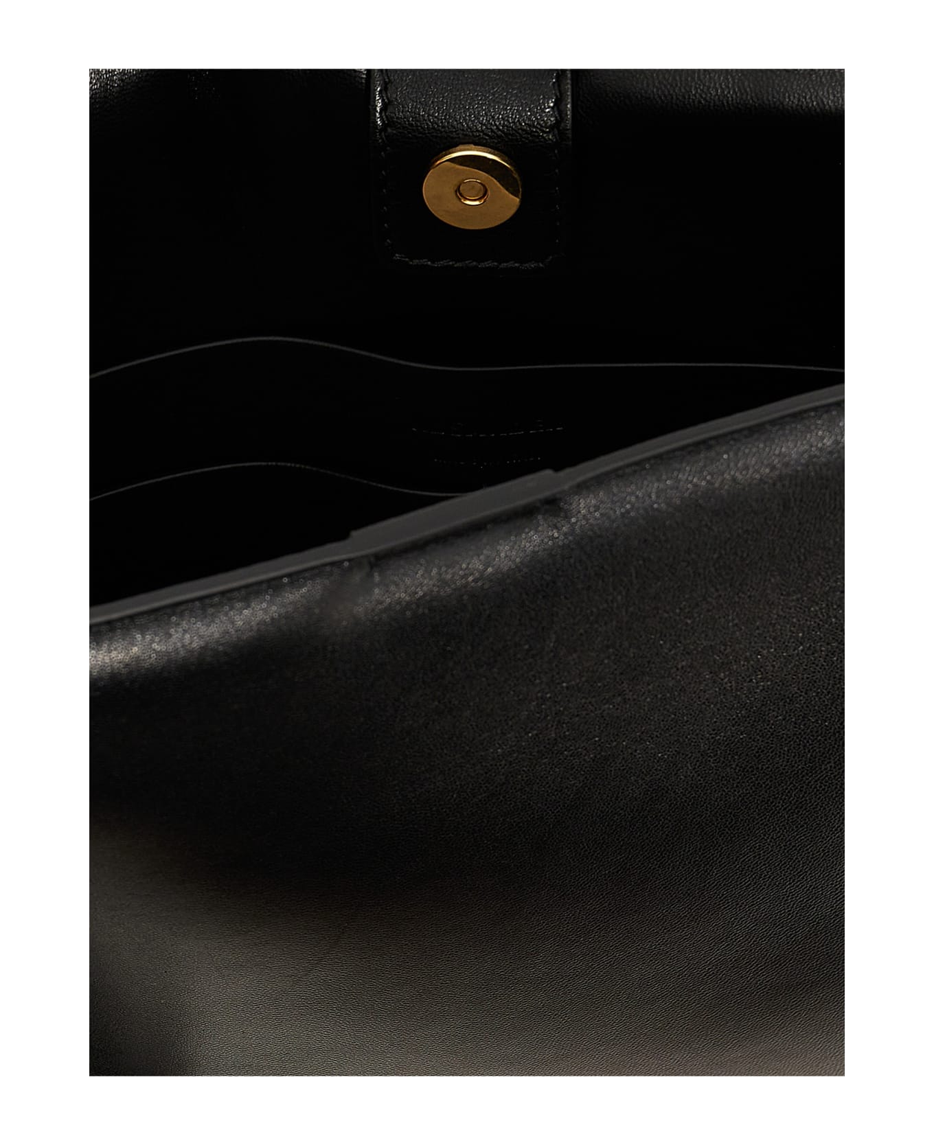 Jil Sander Leather Shoulder Strap - Black   クラッチバッグ