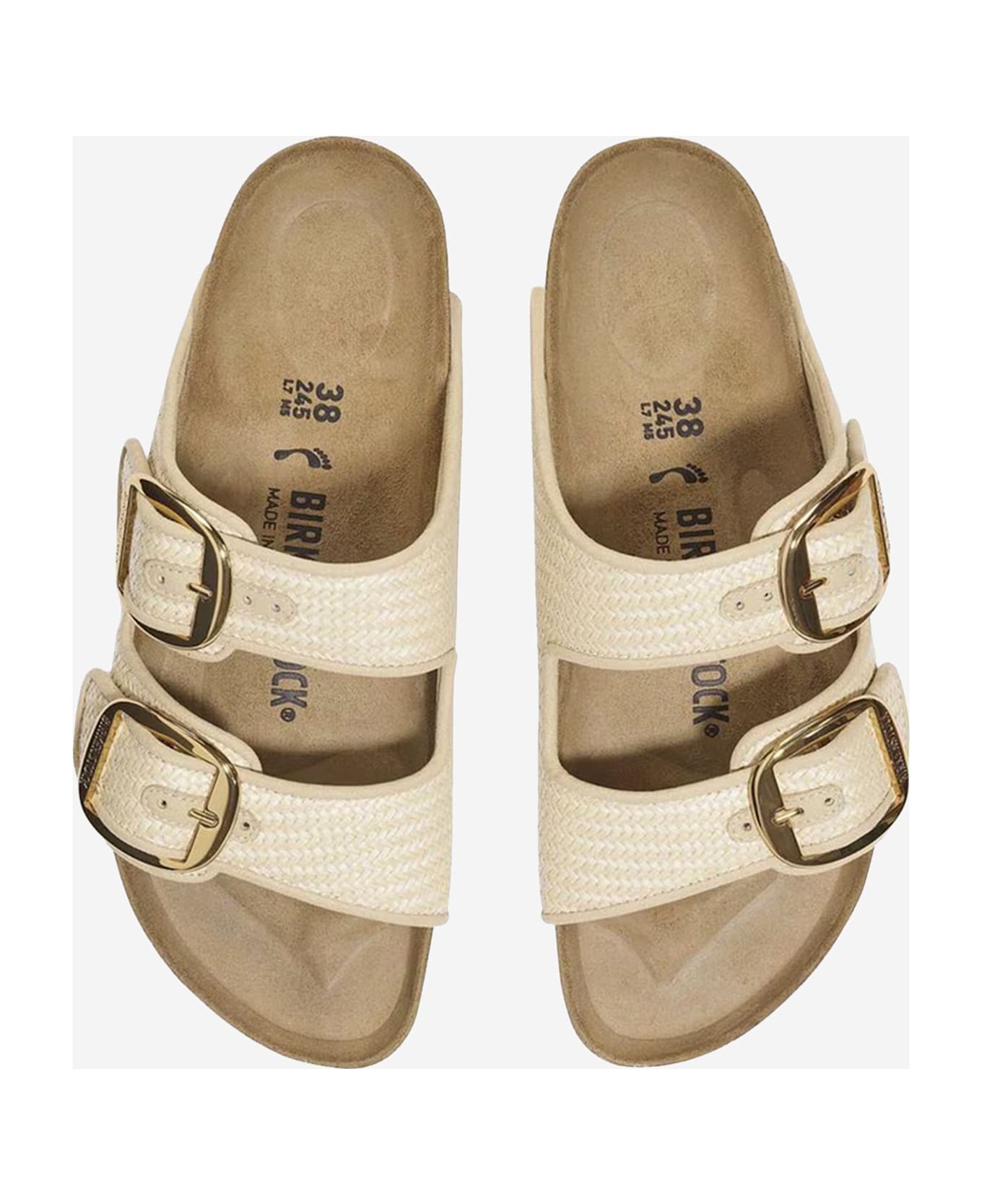 Birkenstock Arizona Big Buckle Sandals - Ivory