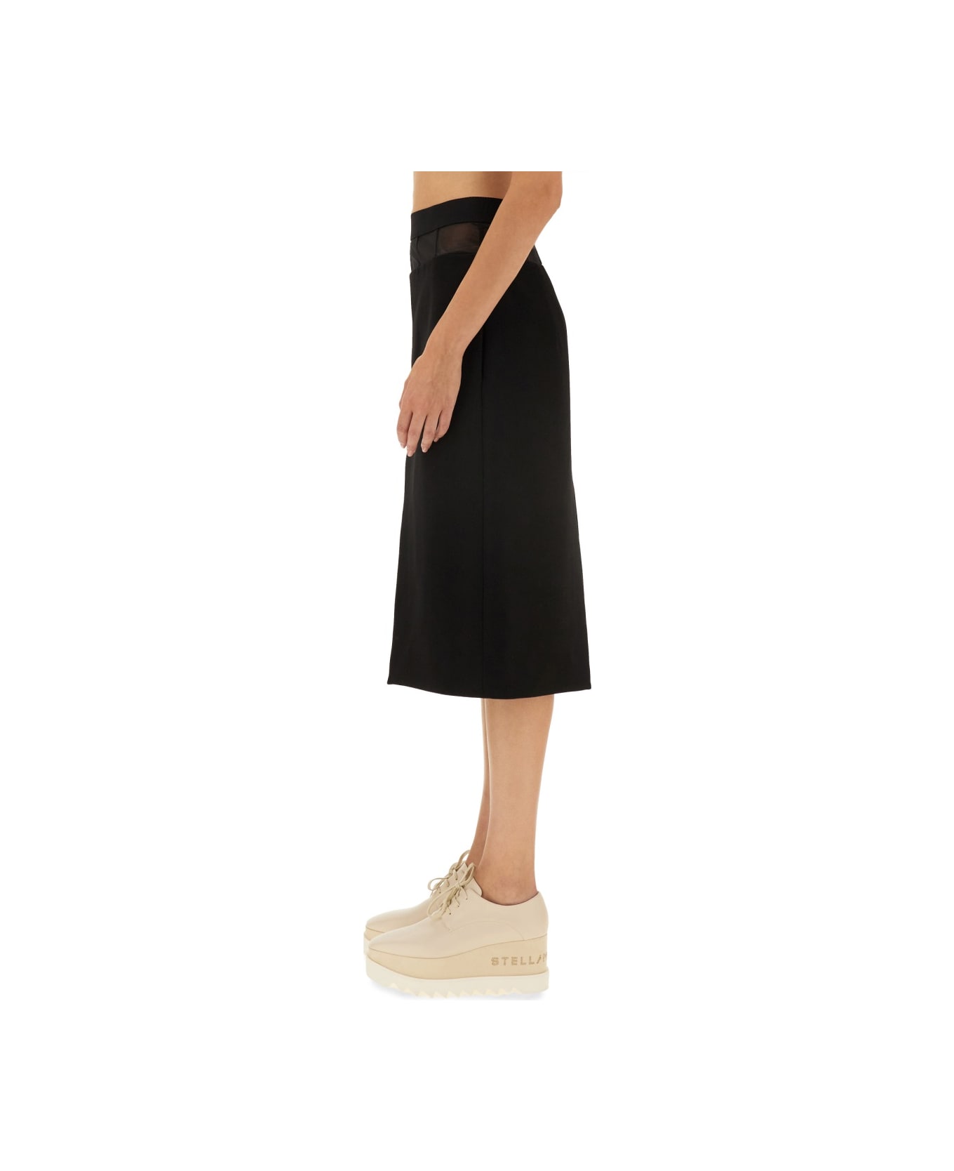 Stella McCartney Wool Skirt - BLACK