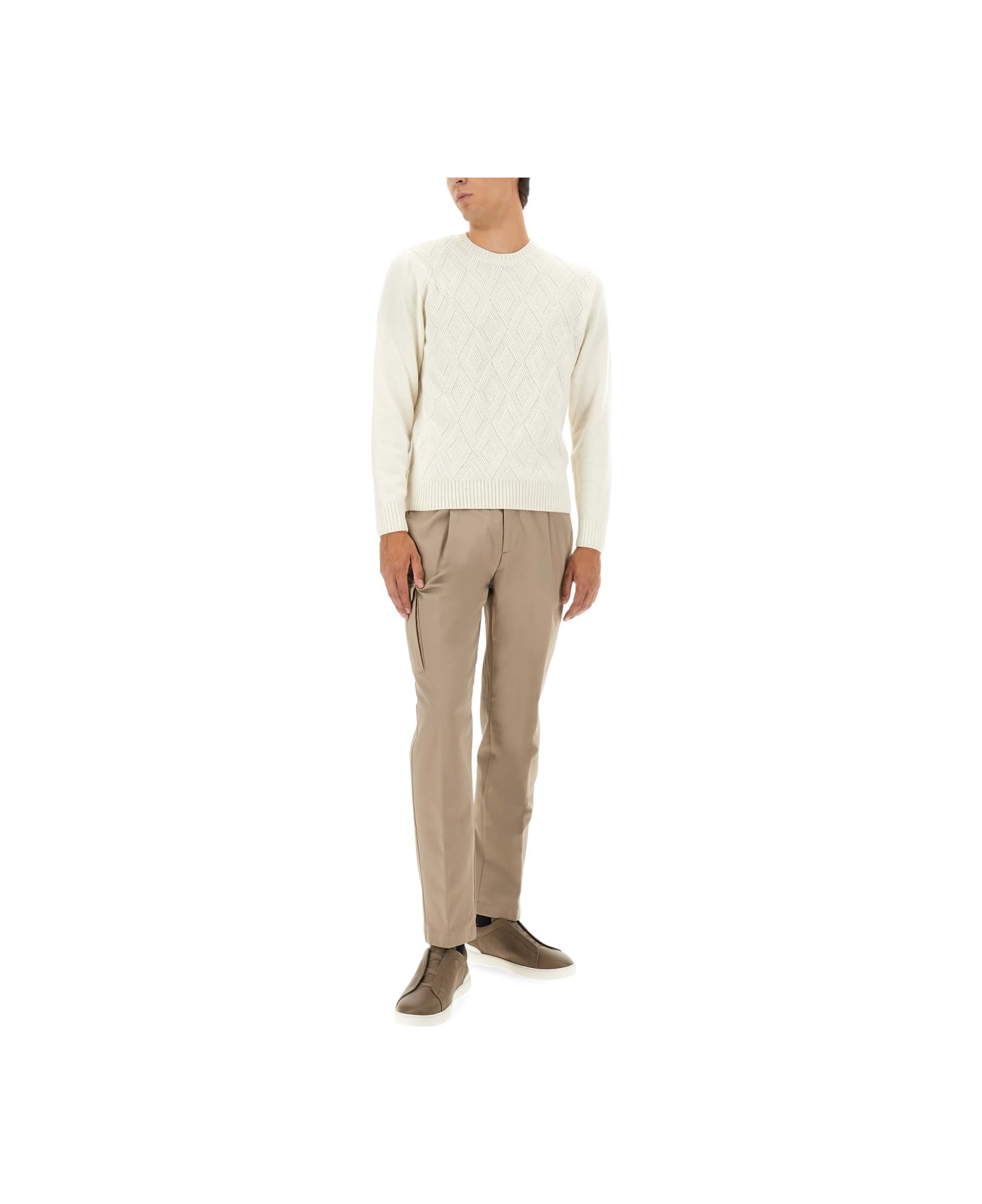 Herno Cashmere Sweater - WHITE