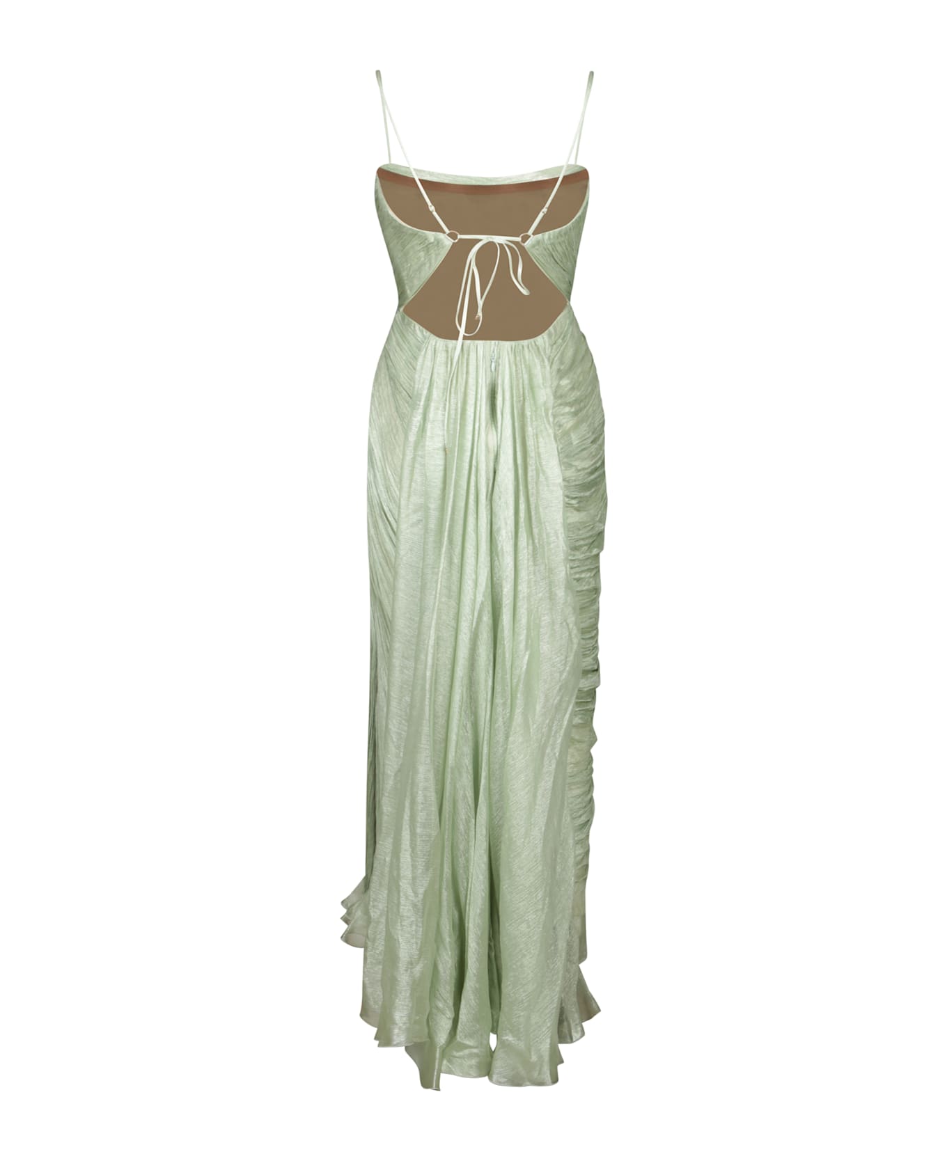 Maria Lucia Hohan Regina Gown In Aqua Green - Green