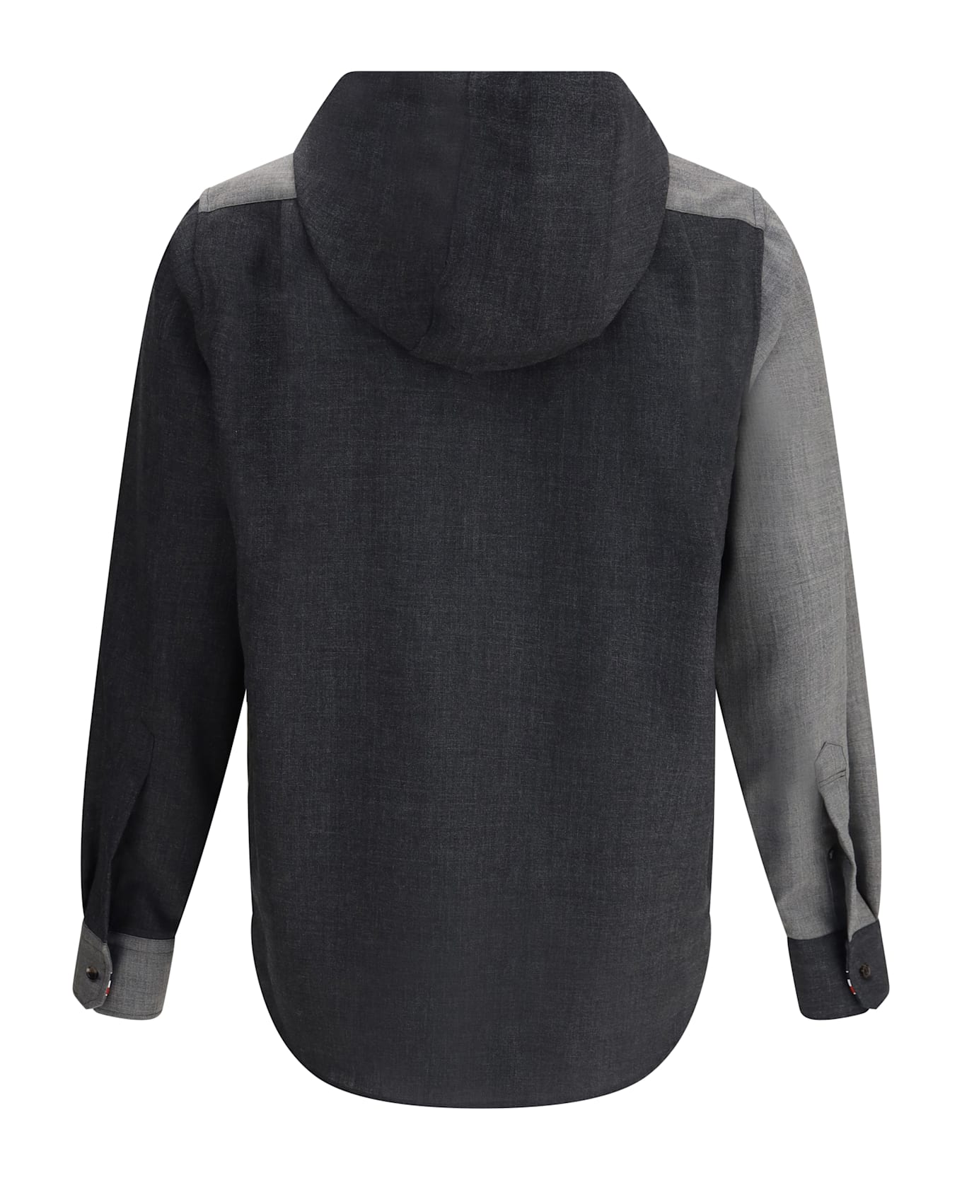 Thom Browne Hooded Shirt Jacket