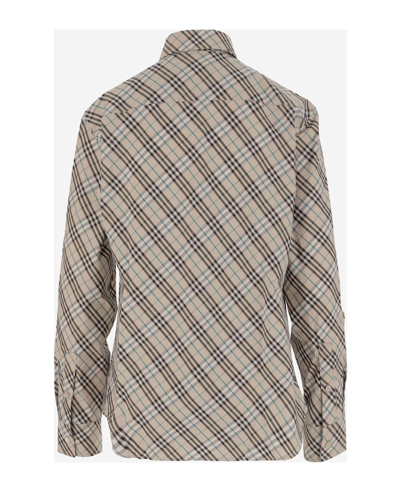Burberry Cotton Check Shirt - Red