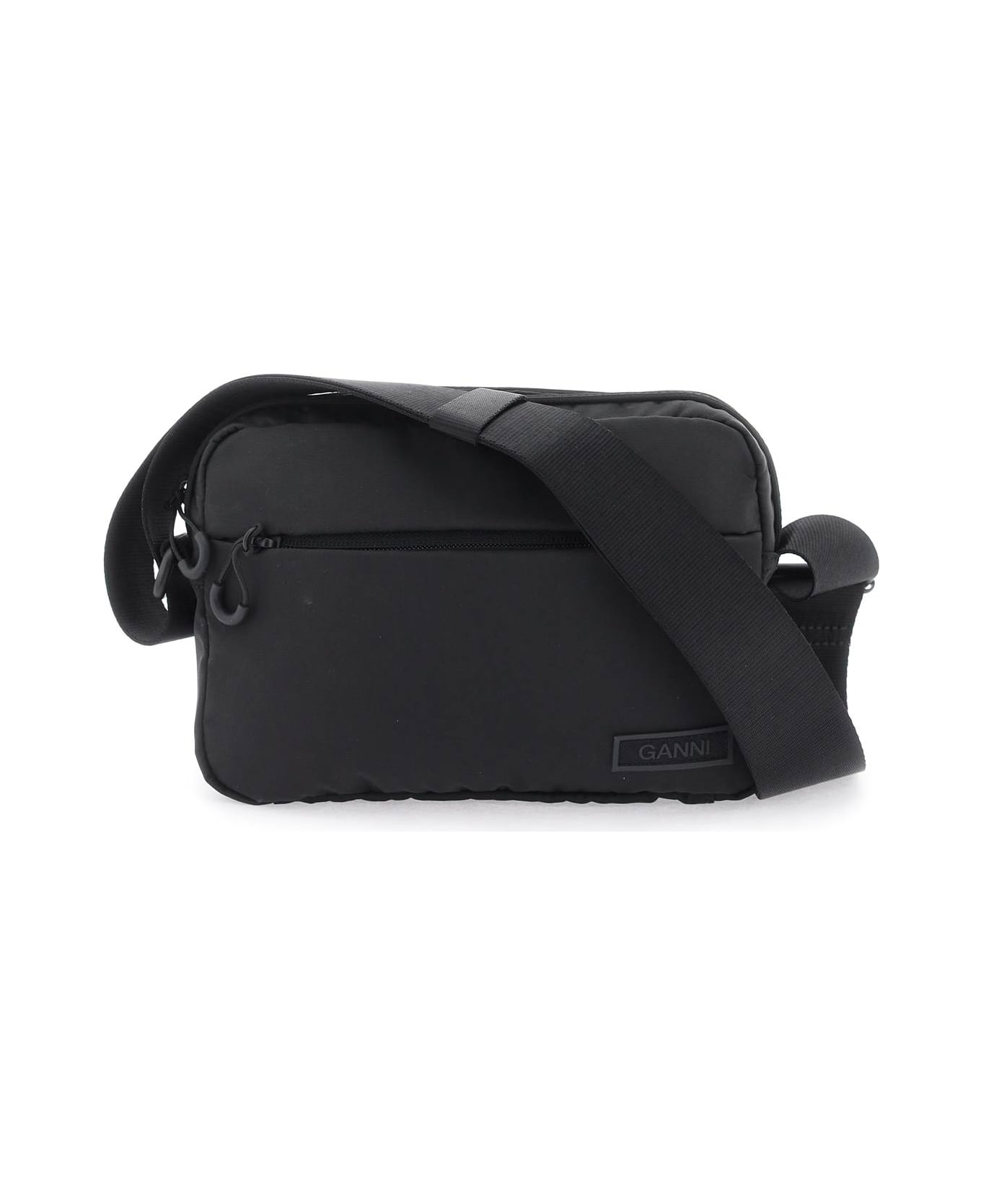 Ganni Camera Bag Crossbody Bag - BLACK (Black) ショルダーバッグ