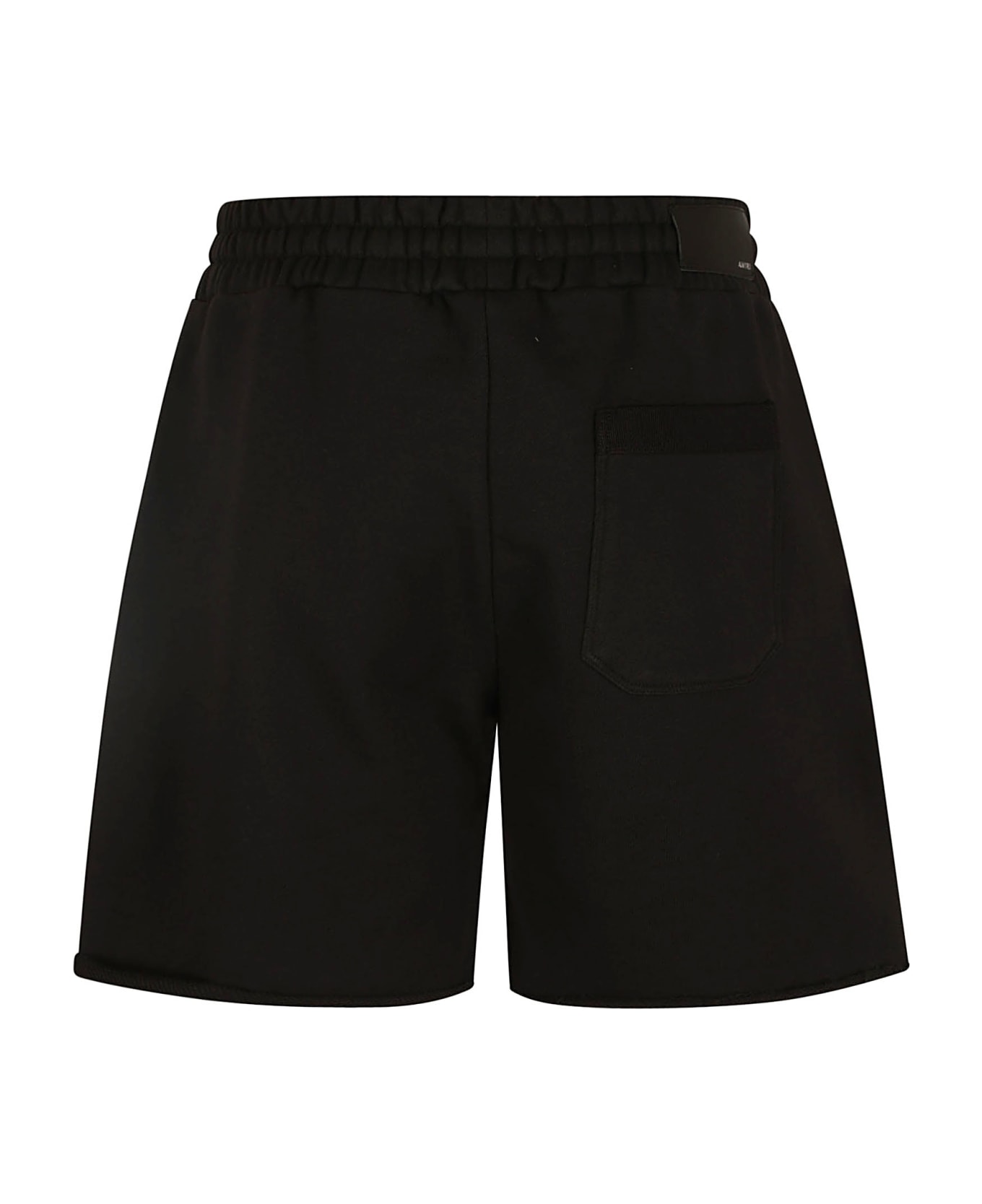 AMIRI Elastic Drawstring Waist Logo Shorts - Black ショートパンツ