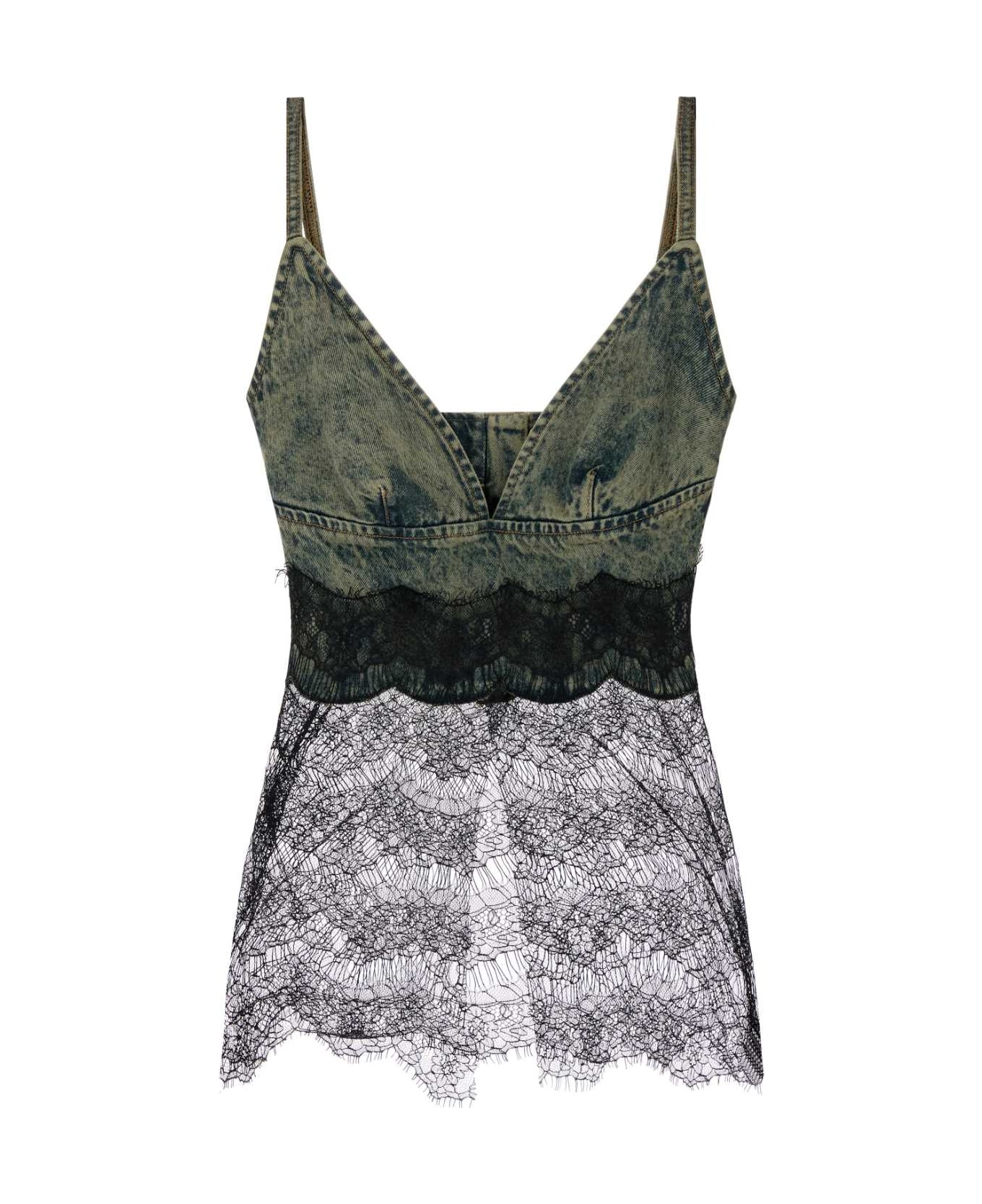 Giuseppe di Morabito Denim Top - 38