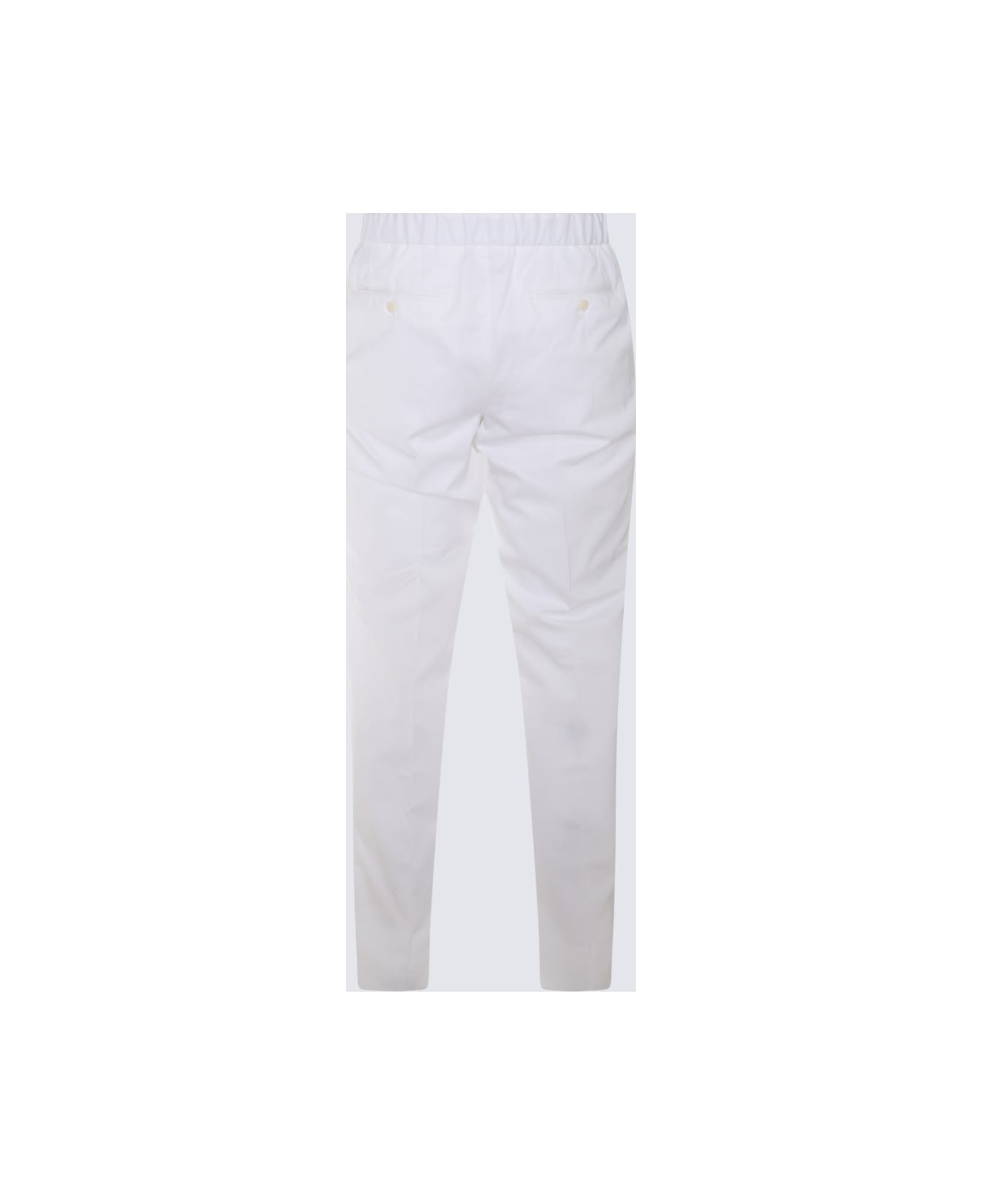 Brioni White Cotton Pants - White ボトムス