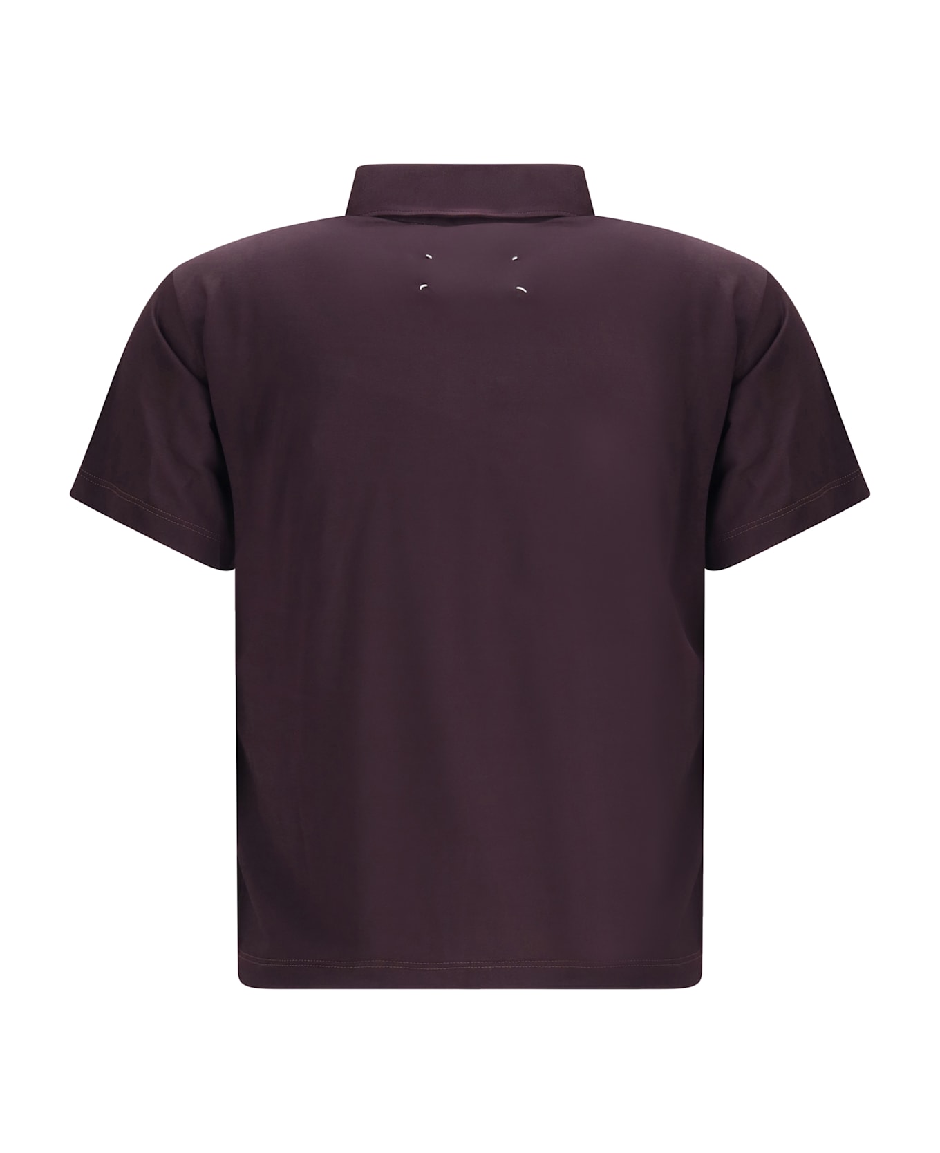 Maison Margiela Semi-sheer Polo Shirt