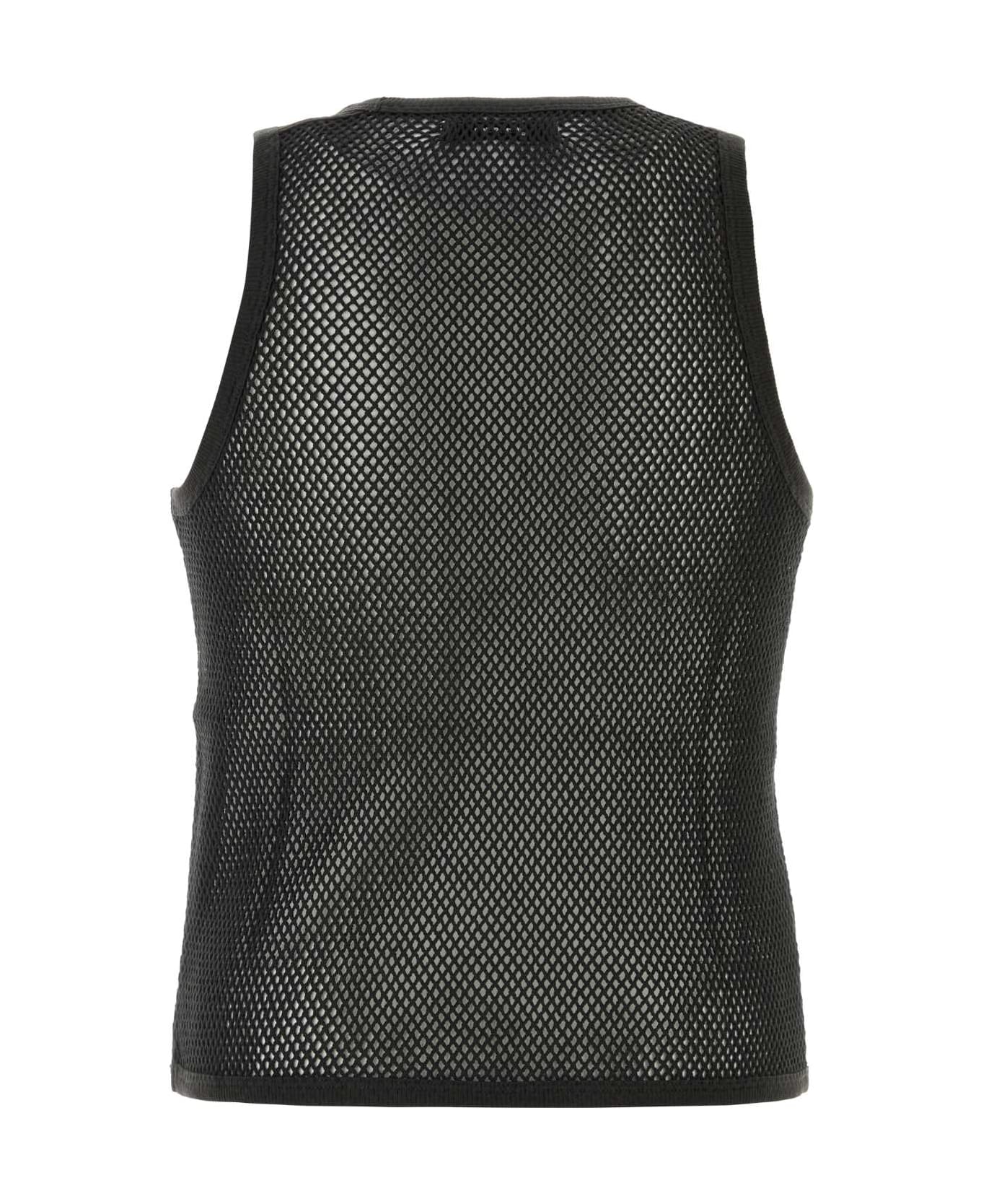 Gimaguas Black Mesh Mateo Tank Top - BLACK