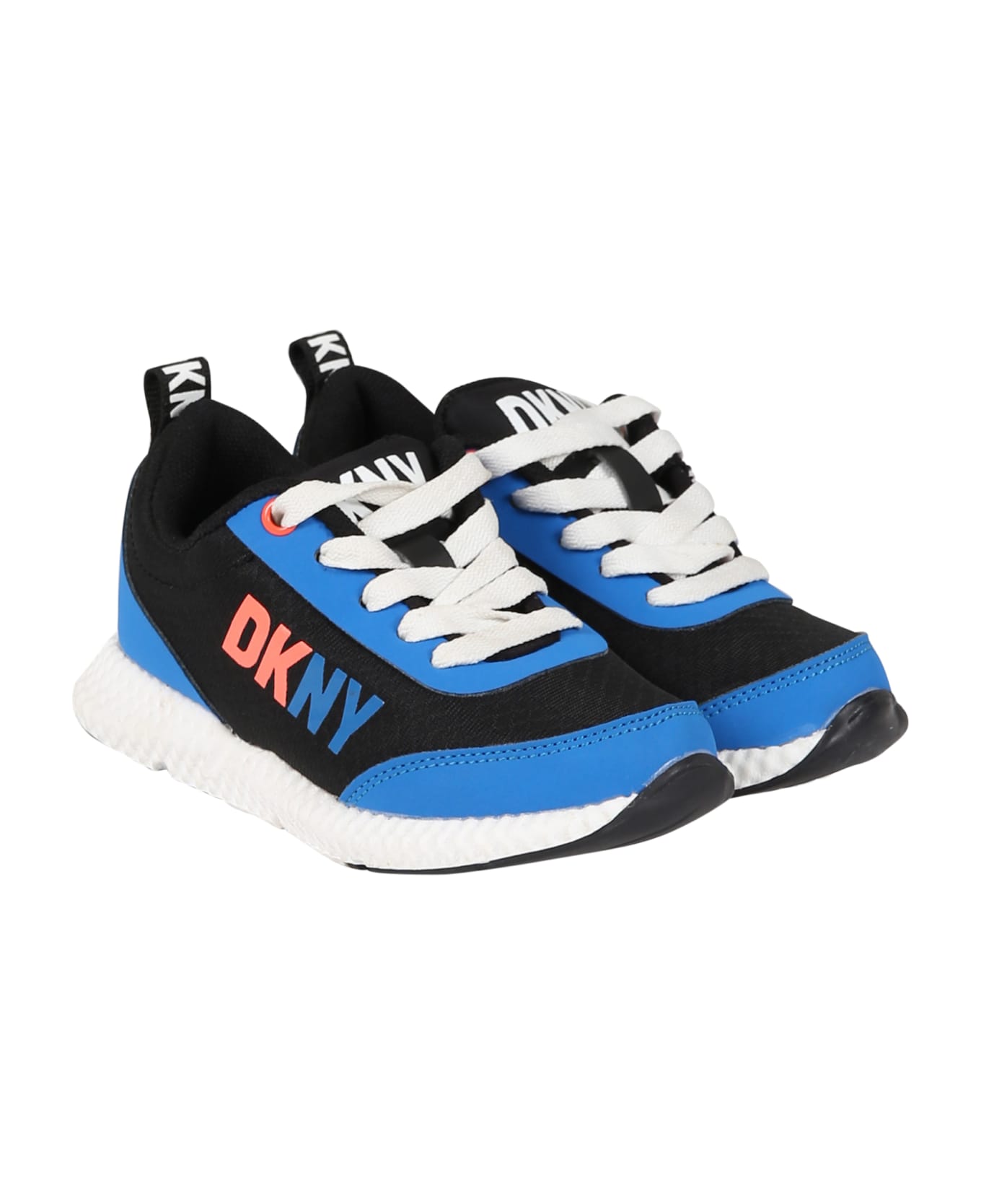 DKNY Multicolor Sneakers For Kids With Logo - Multicolor