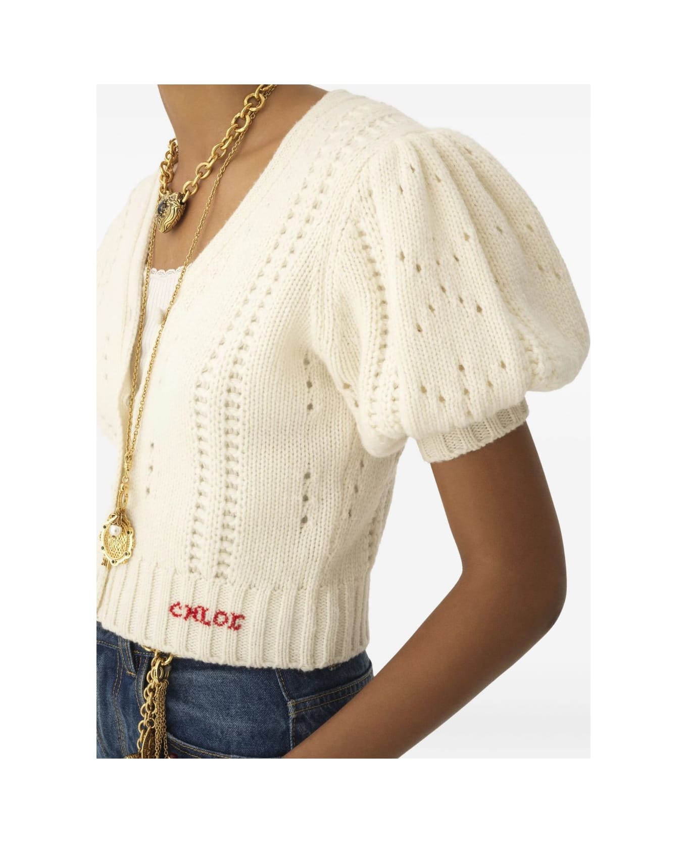 Chloé Wool Top - White