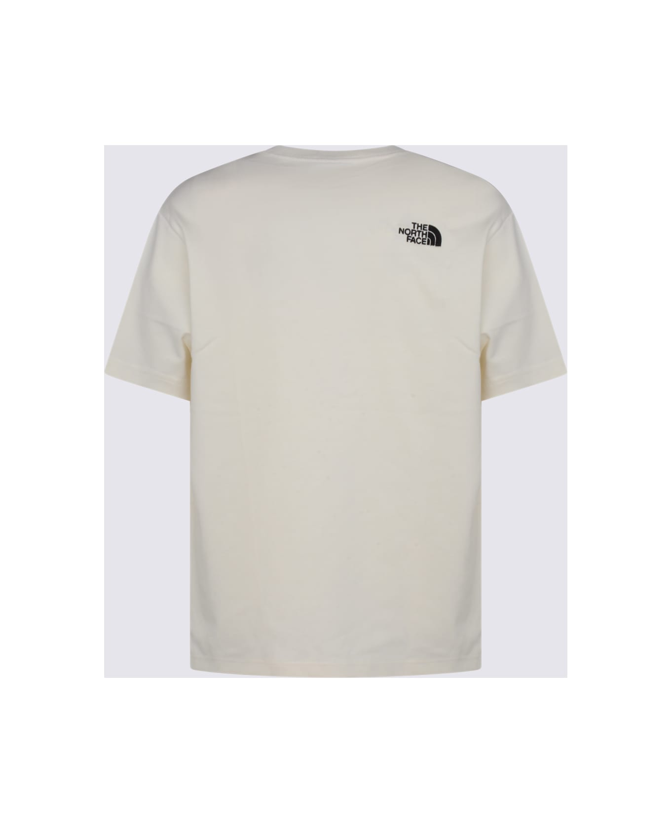 The North Face White Cotton T-shirt - WHITE DUNE