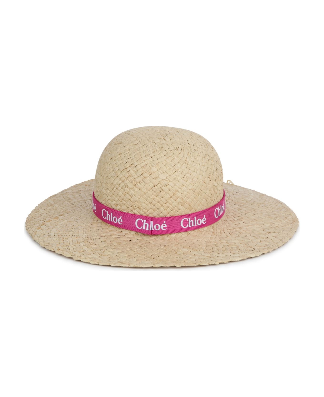 Chloé Wide-brimmed Hat With Print - Pink アクセサリー＆ギフト