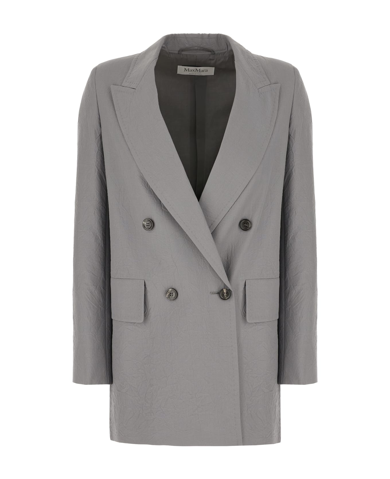 Max Mara Grey Wool Blazer - Grigio chiaro