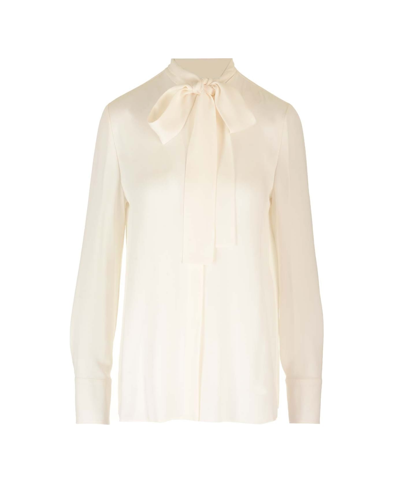 Valentino Garavani Silk Georgette Blouse - White