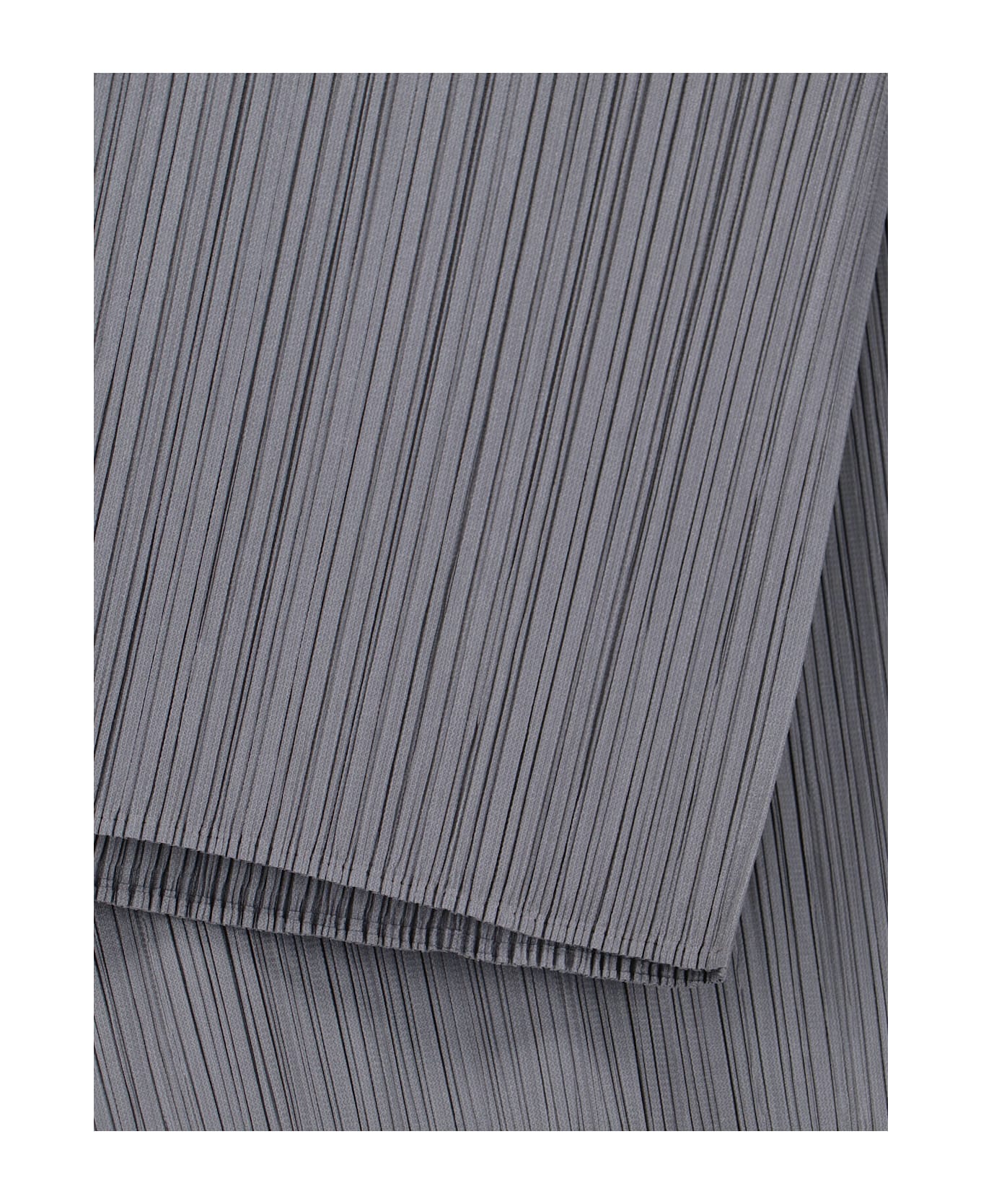 Pleats Please Issey Miyake Pleated Midi Skirt - Gray