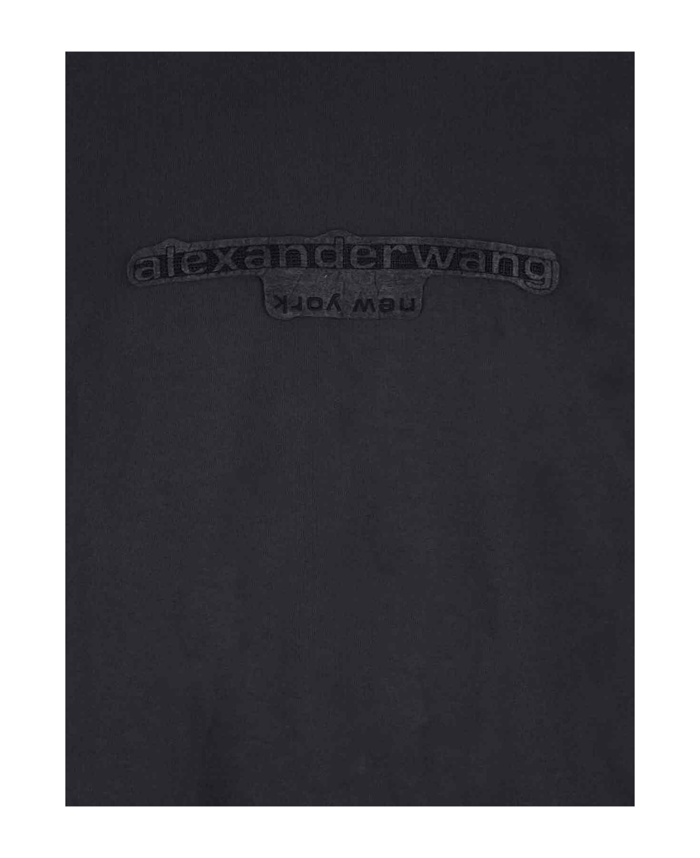 Alexander Wang Logo T-shirt - WASHEDBLACKBEAN
