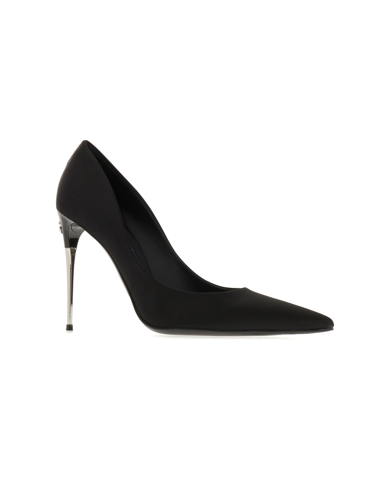Dolce & Gabbana Black Satin Pumps - BLACK