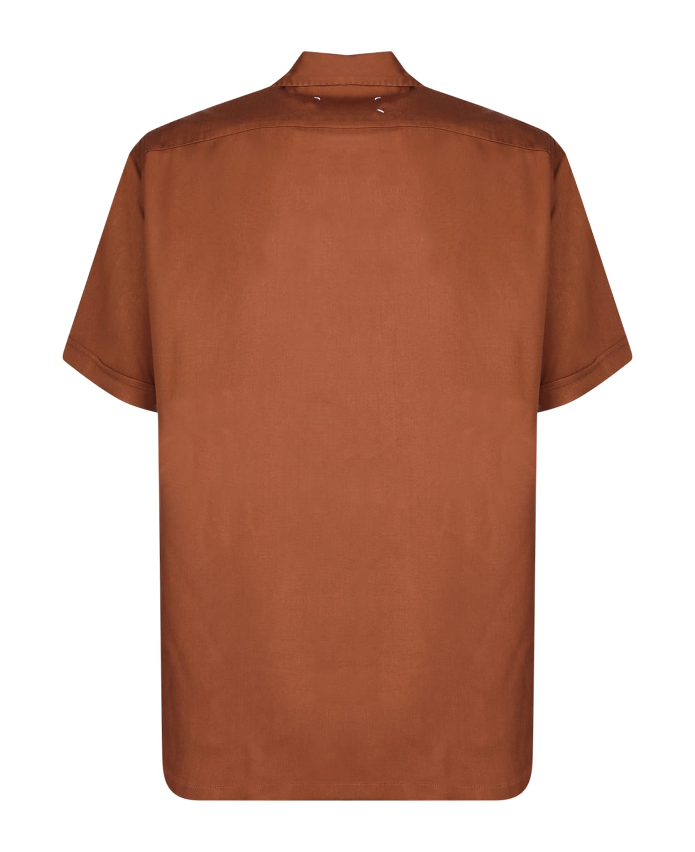 Maison Margiela Short Sleeves Brown Shirt - Orange シャツ