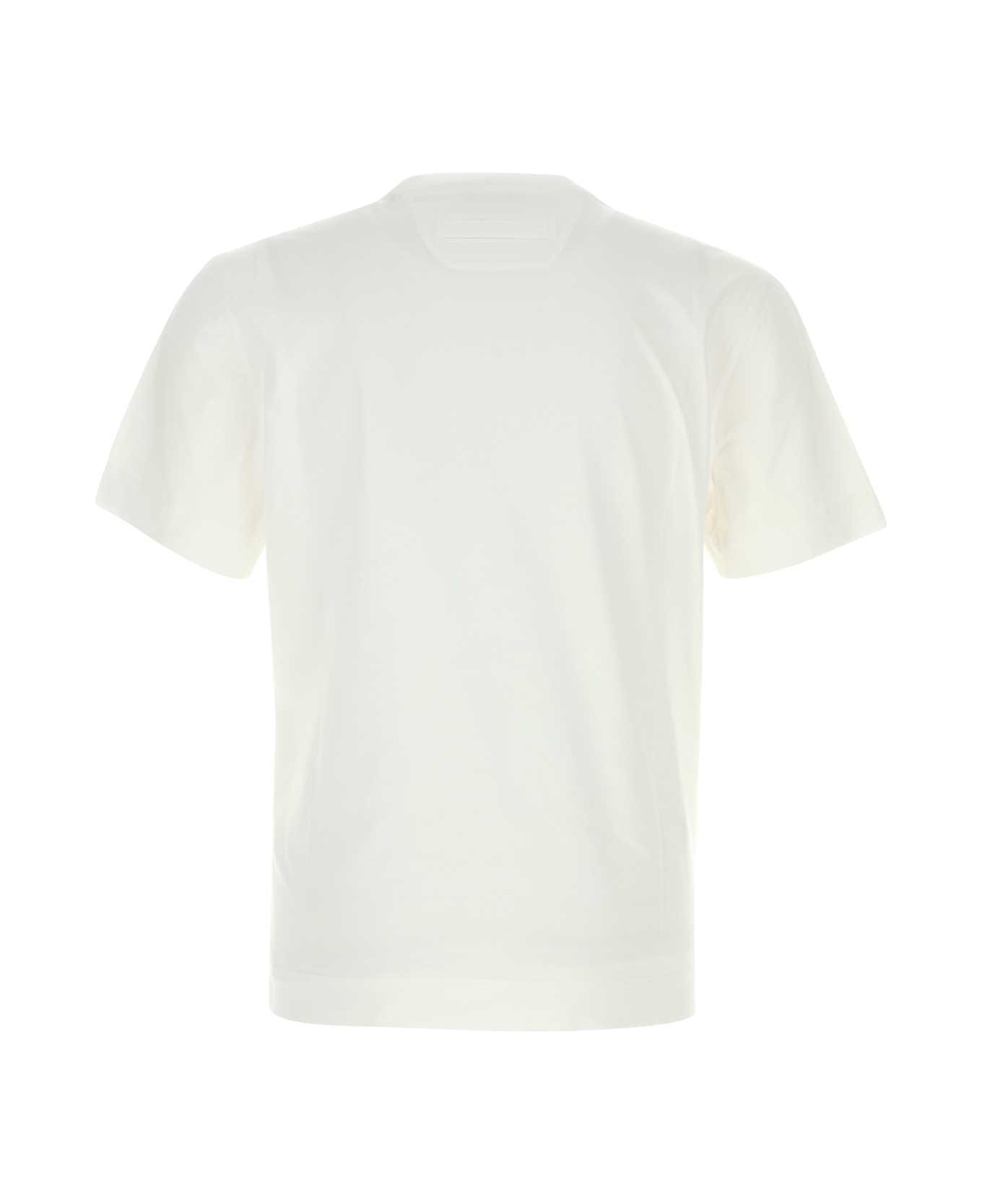 Zegna White Cotton T-shirt - N00