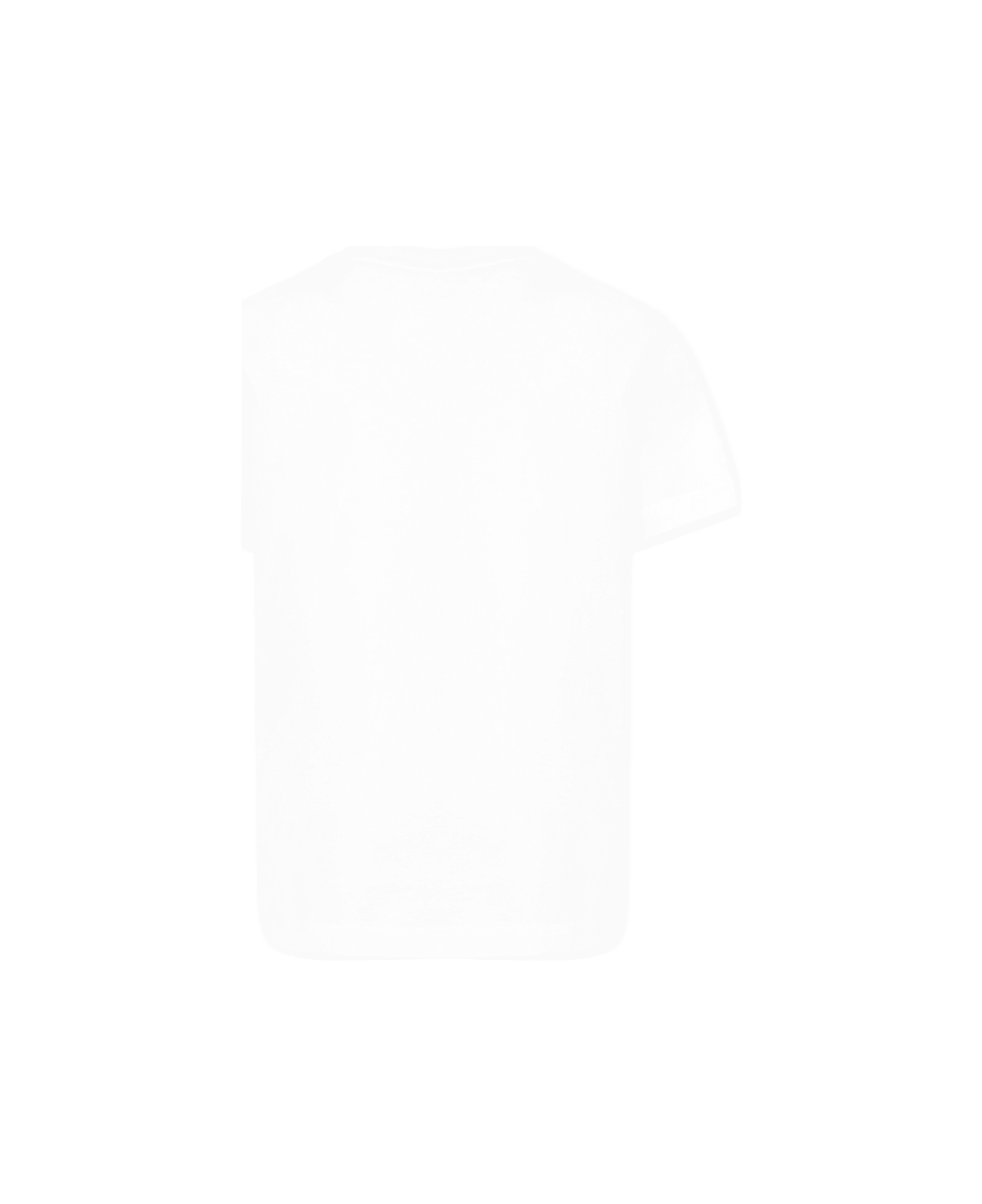 Versace White T-shirt For Kids With Logo - White