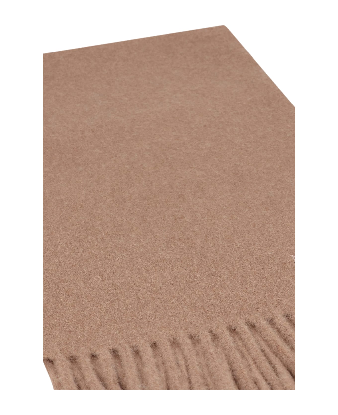 Max Mara Scilli Scarf In Wool - Marrone