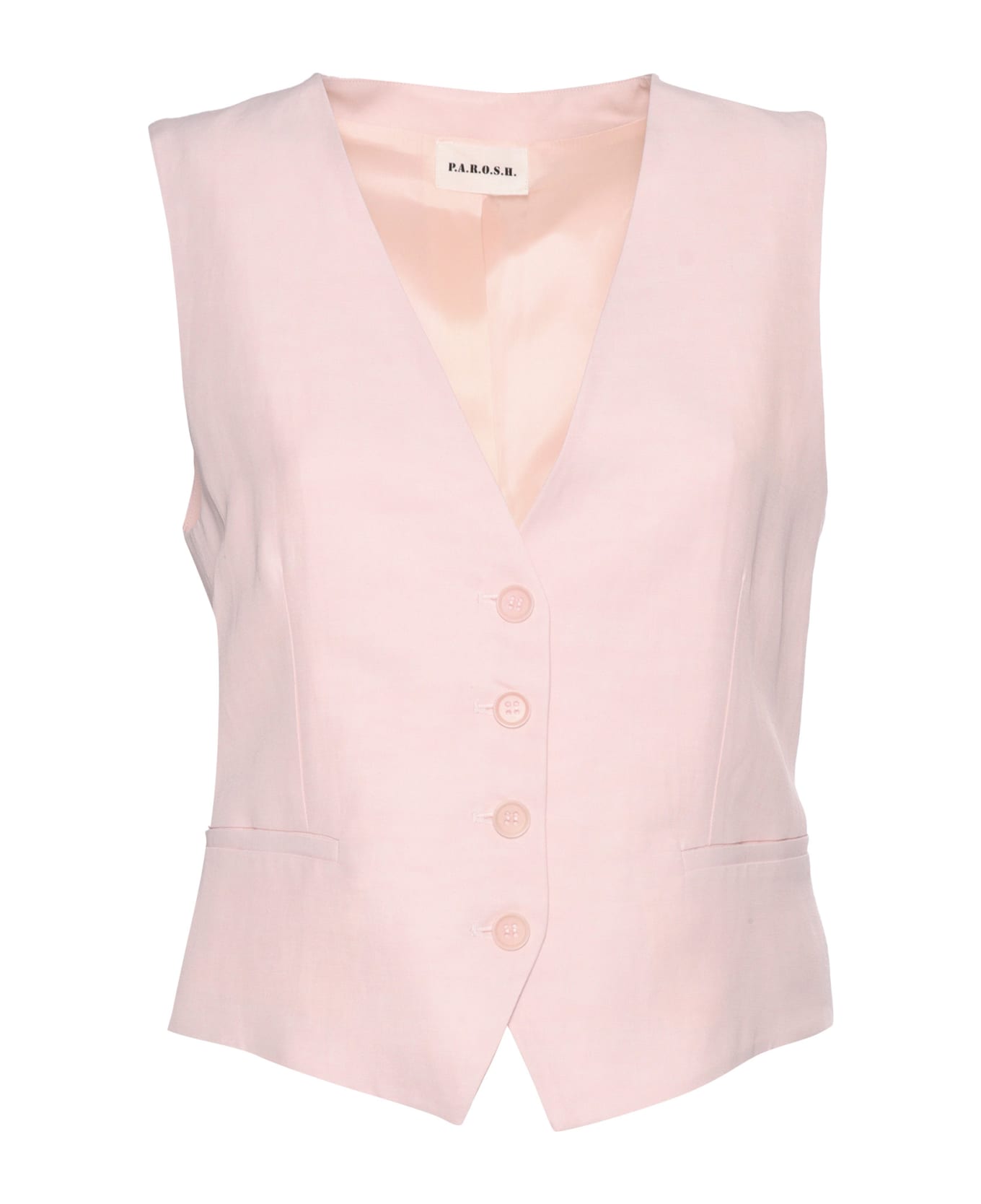 Parosh Elegant Women's Vest - PINK