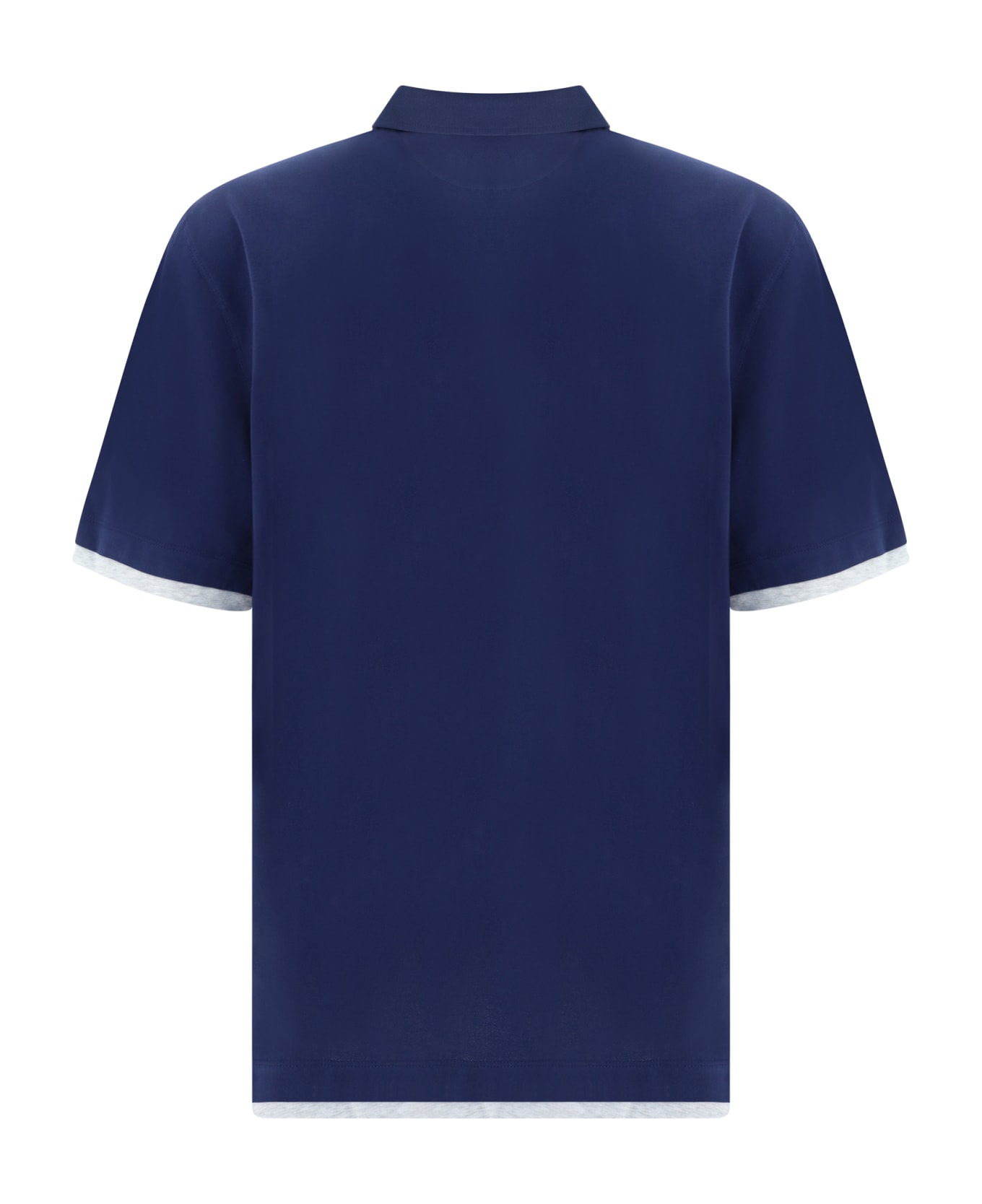 Brunello Cucinelli Polo Shirt - Blu Indigo