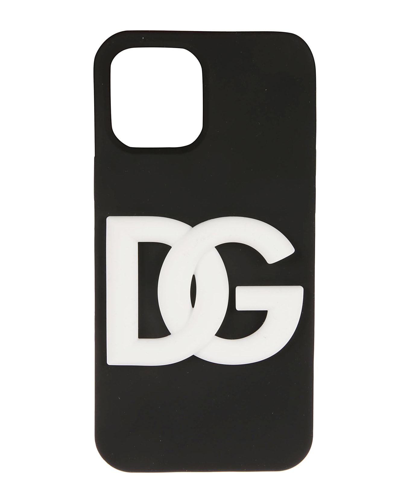 Dolce & Gabbana Iphone 12 Pro Max Logo Phone Case - Black/White