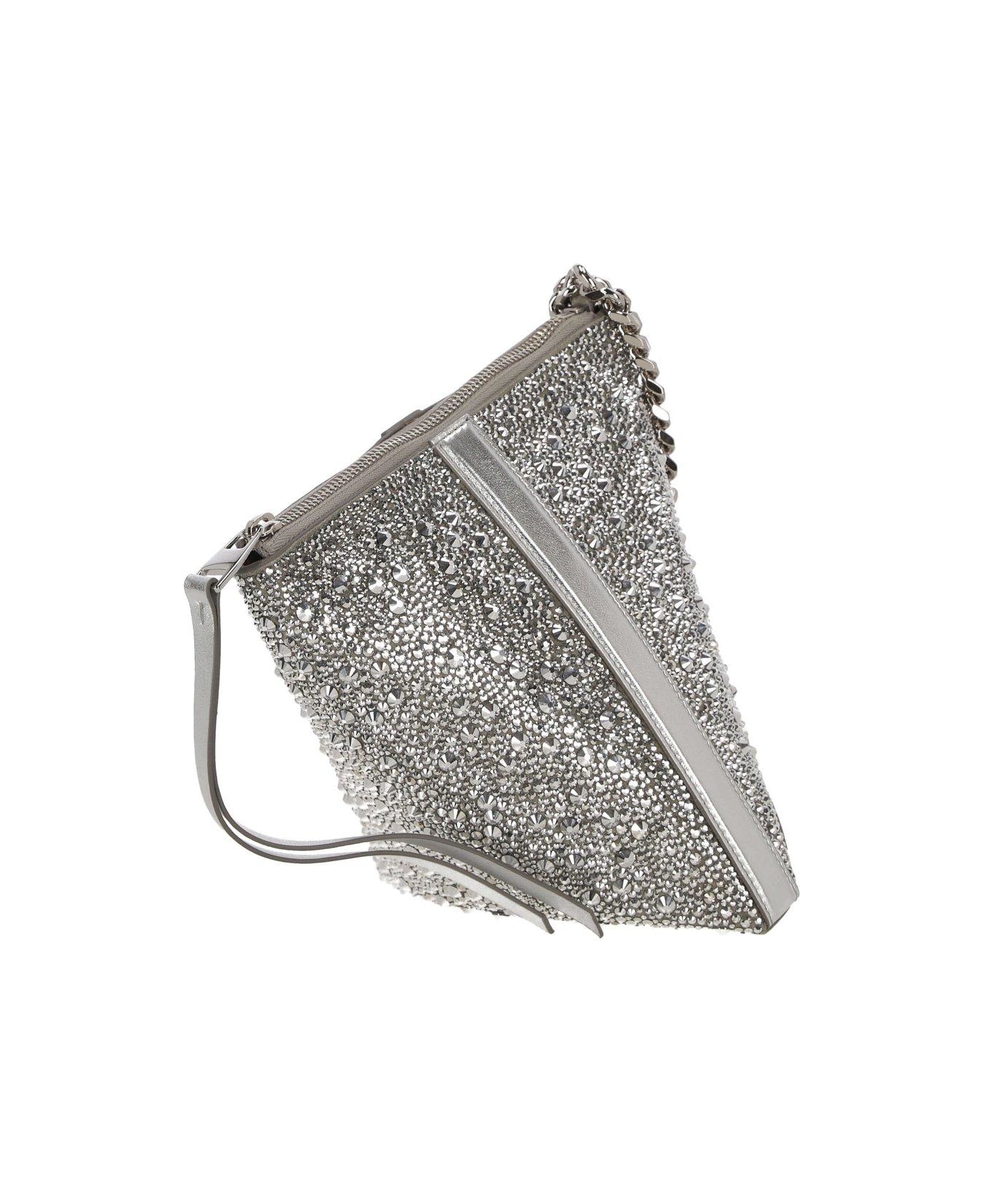 Alexander McQueen The Curve Embellished Pouch