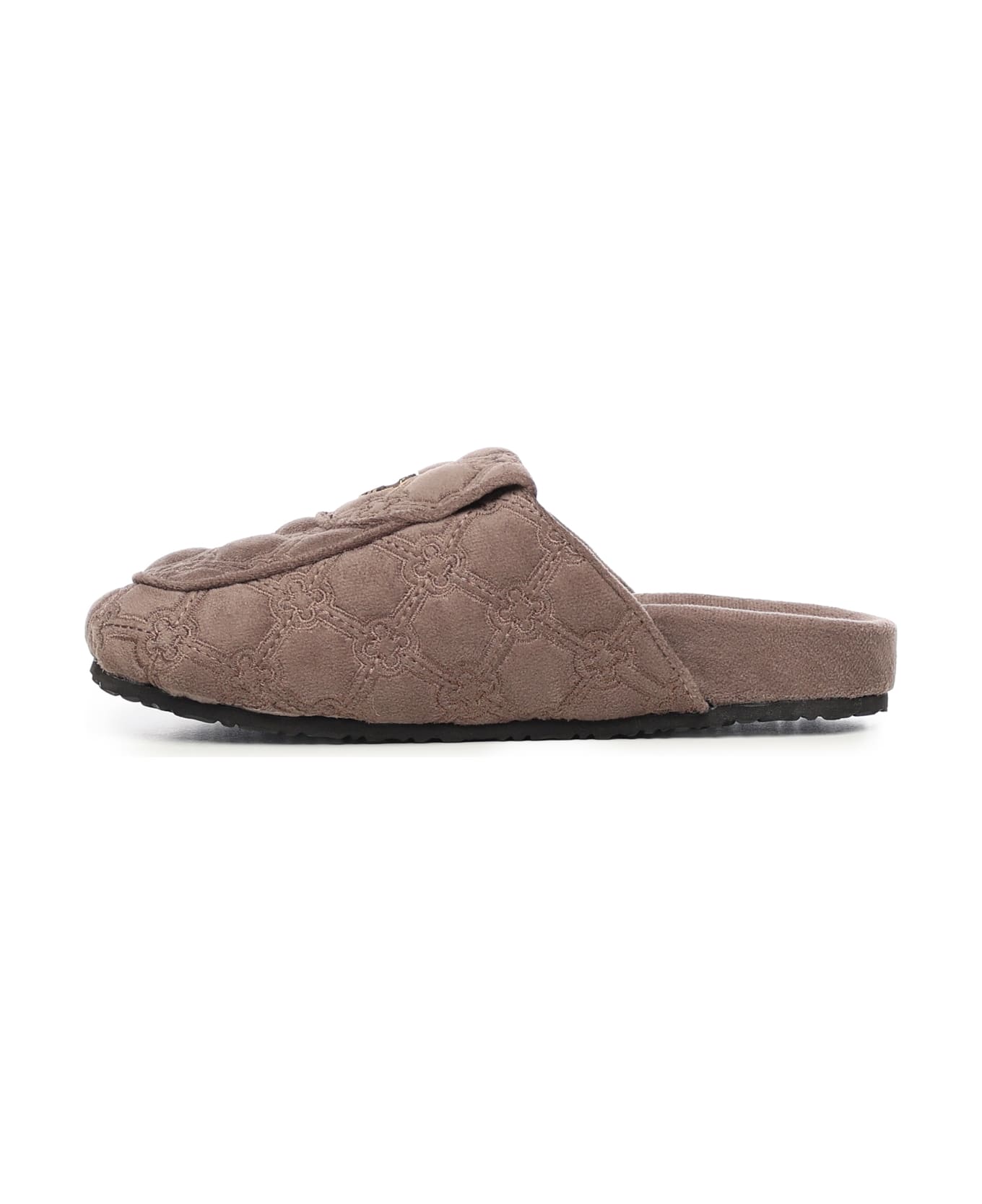 V73 Keira Slipper With Logo - Beige