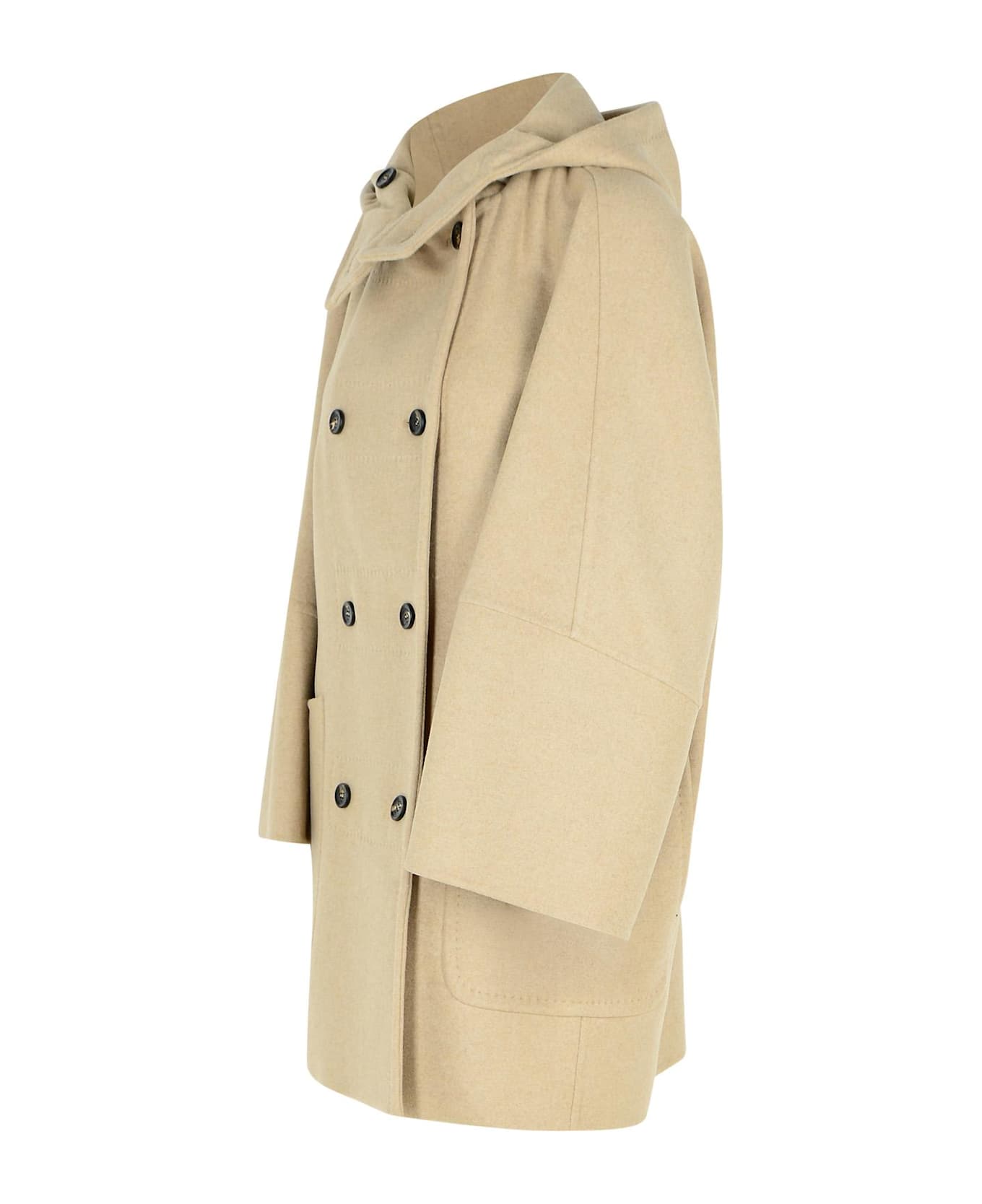 Max Mara 'arturo1234' Beige Wool Blend Coat - Beige