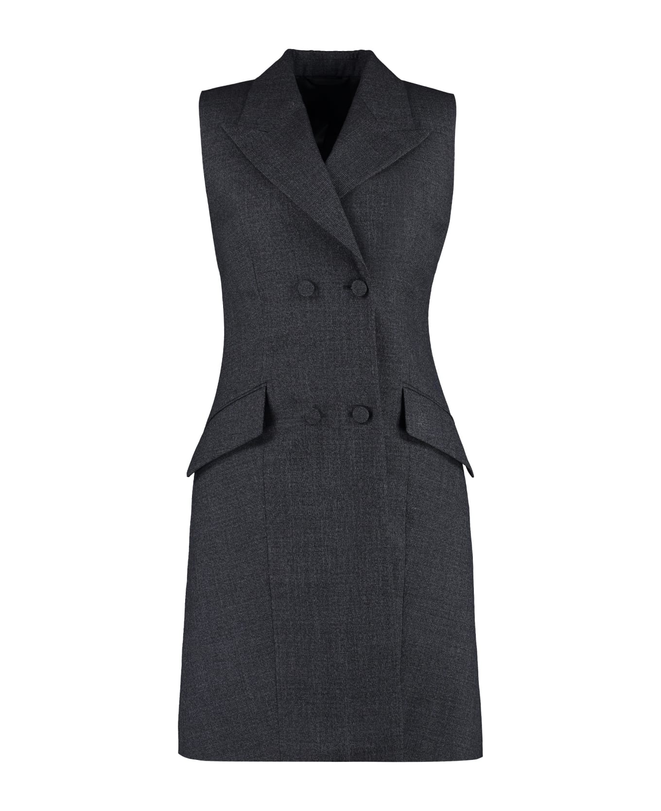 Givenchy Double Breasted Blazer Dress - grey コート＆ジャケット