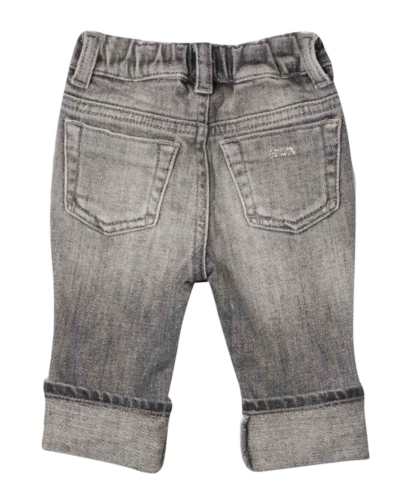 Emporio Armani Newborn Gray Jeans - Denim