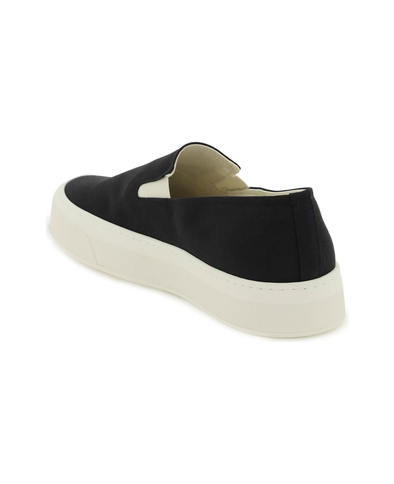Common Projects Canvas Slip-on Sneakers - BLACK (Black)