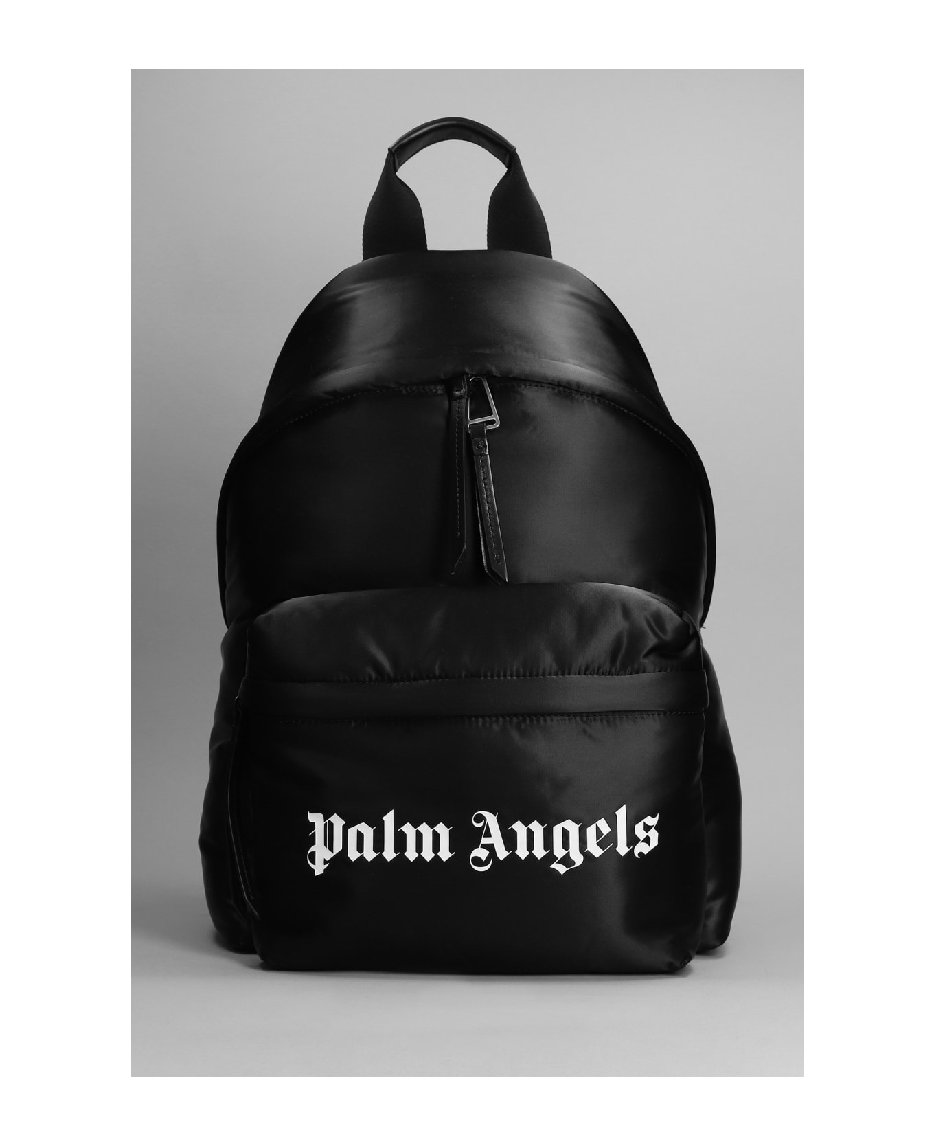 Palm Angels Backpack In Black Cotton - black