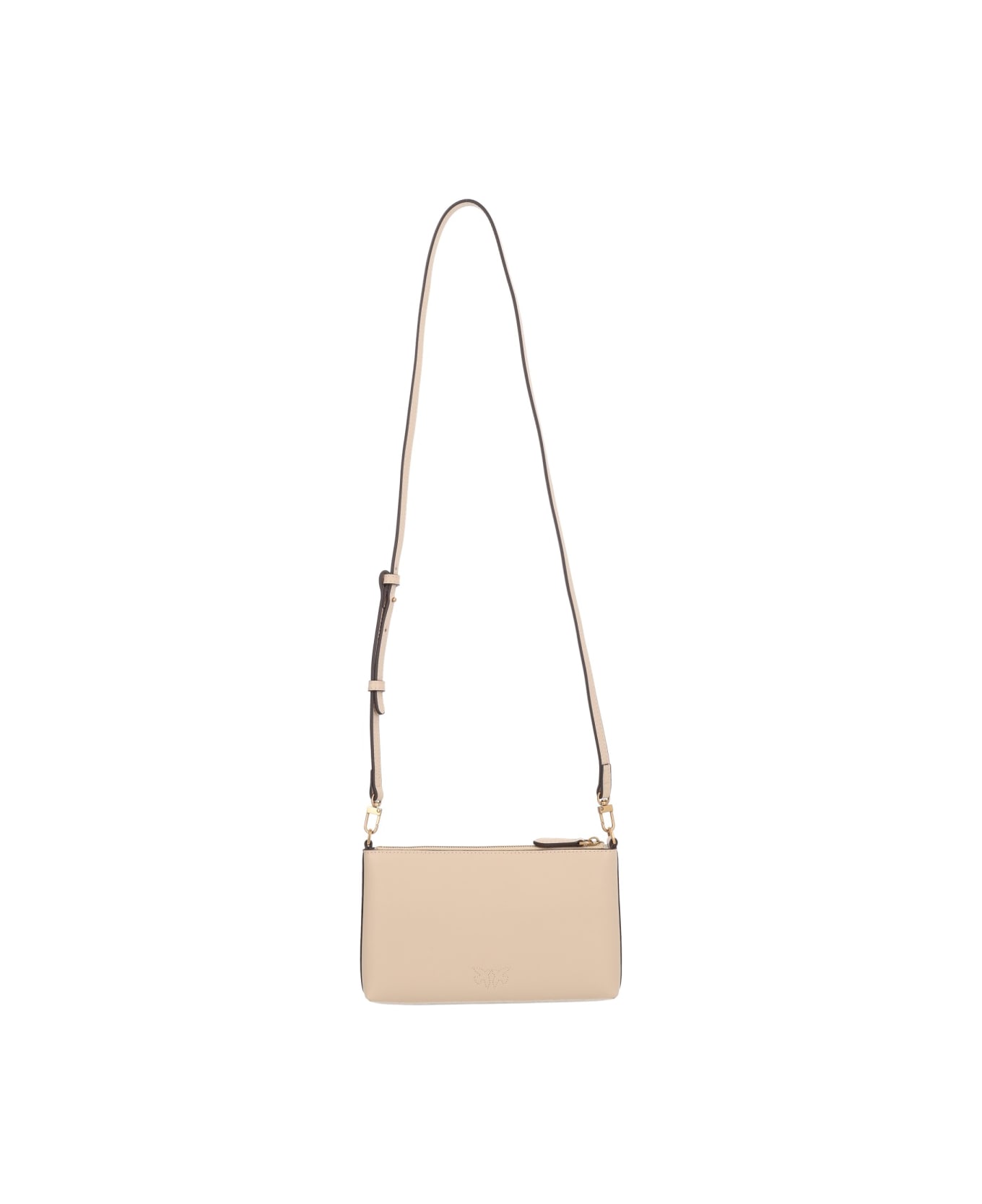 Pinko Bag With Logo - BEIGE