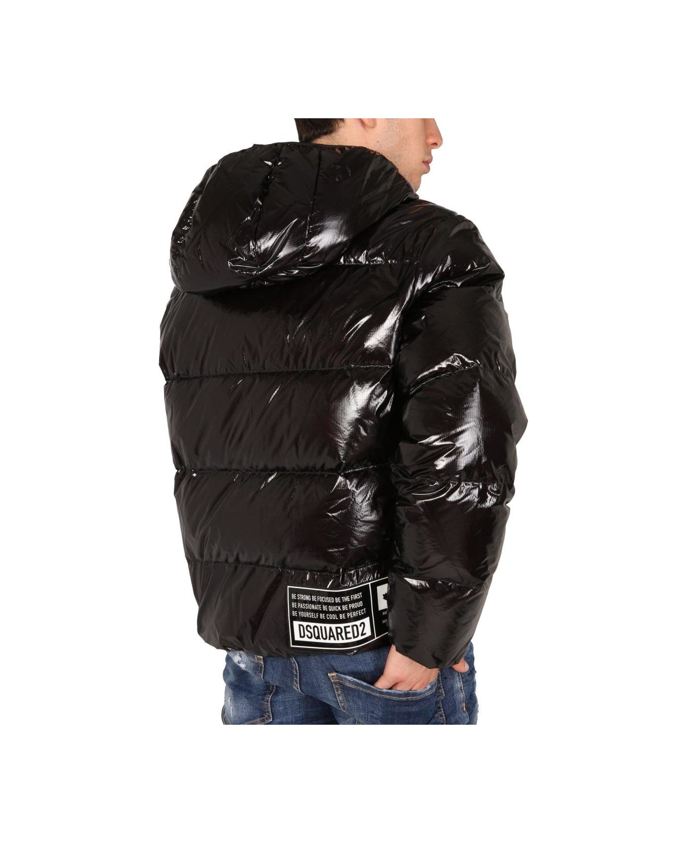 Dsquared2 Logo Patch Padded Down Jacket - Non definito